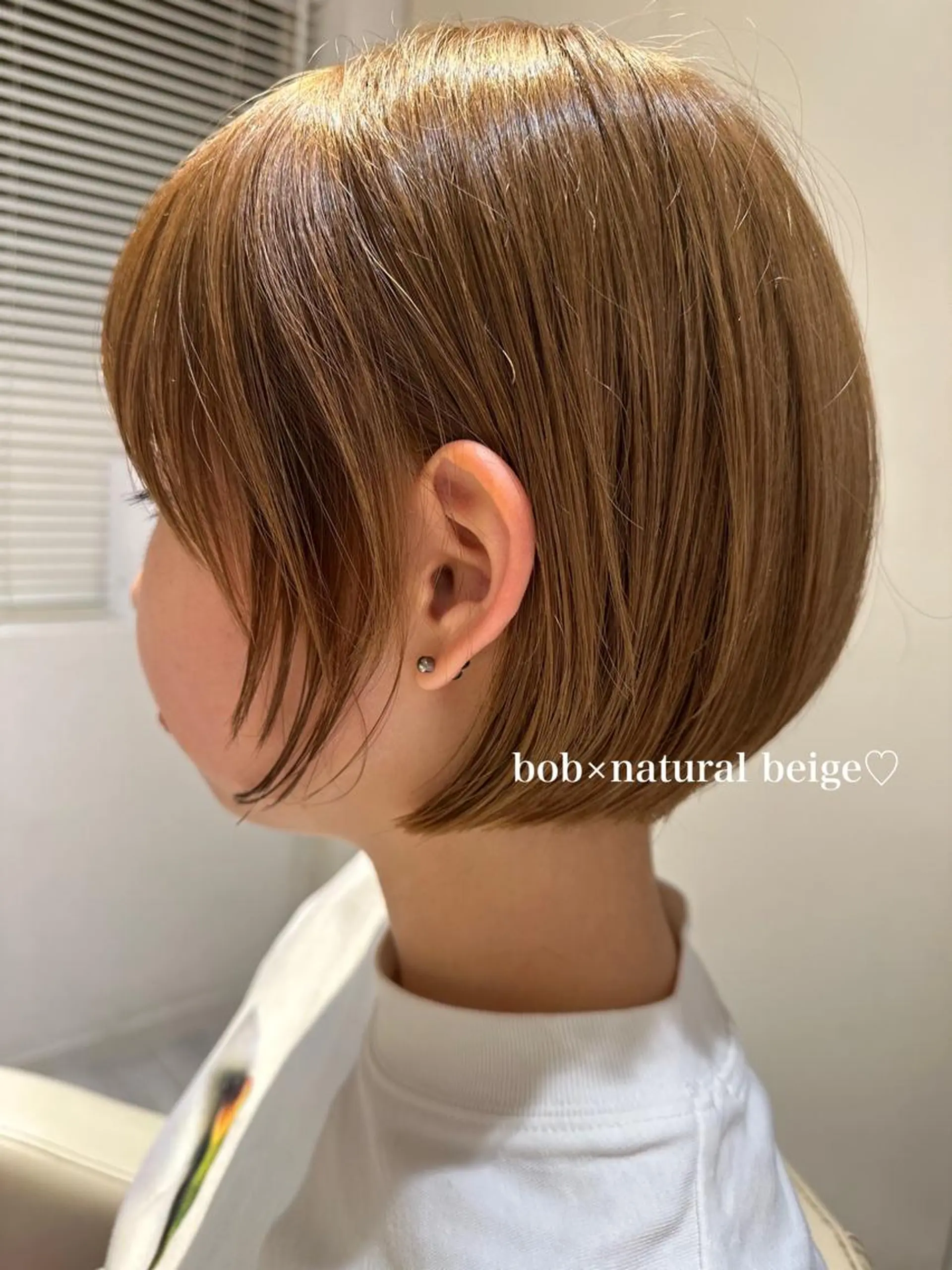 ショート カラー 美髪矯正/渡辺 りんのヘアスタイル