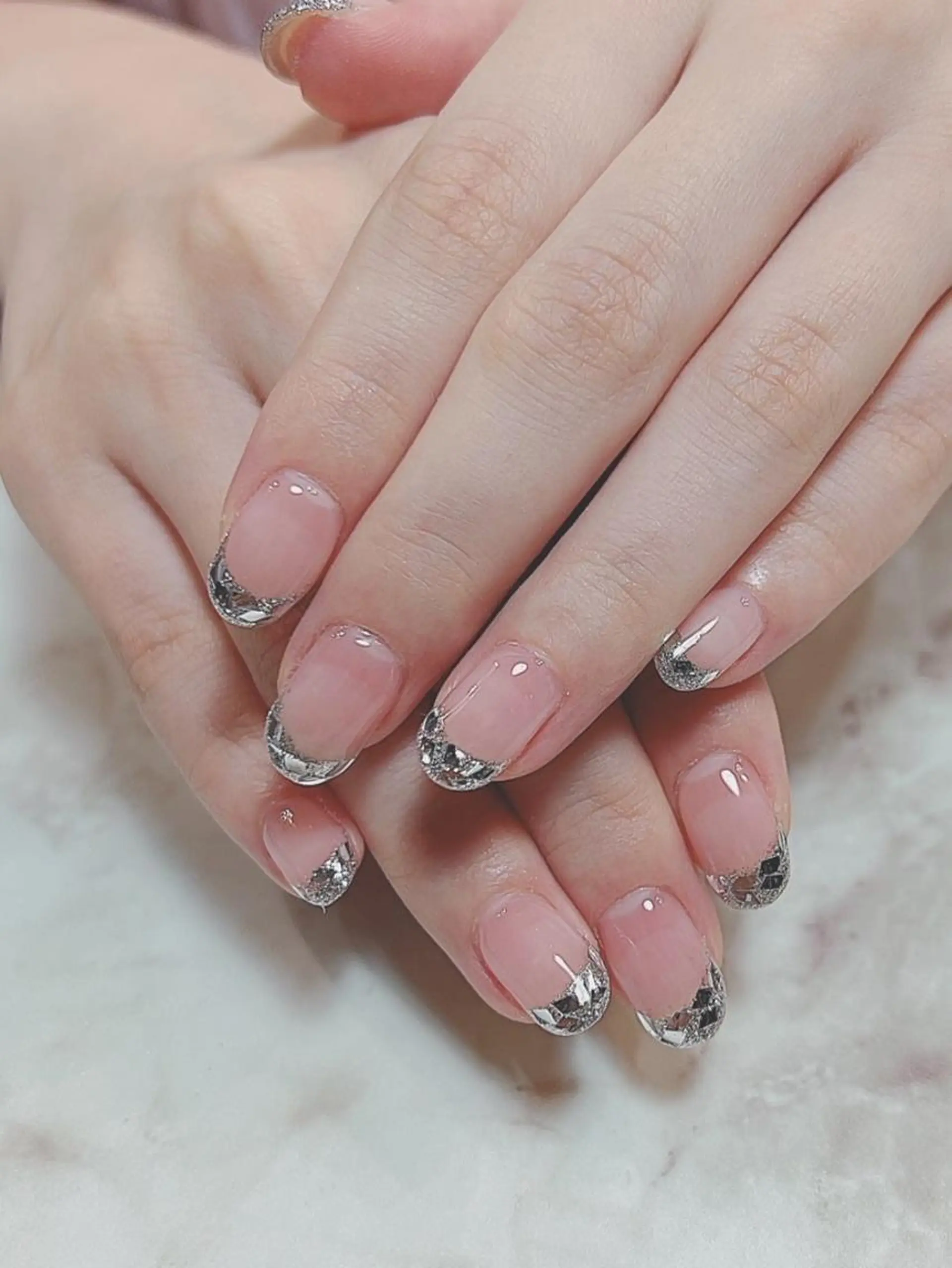 ネイル アートネイル ジェルネイル ニュアンスネイル パラジェル Nailist Honamiのネイルデザイン