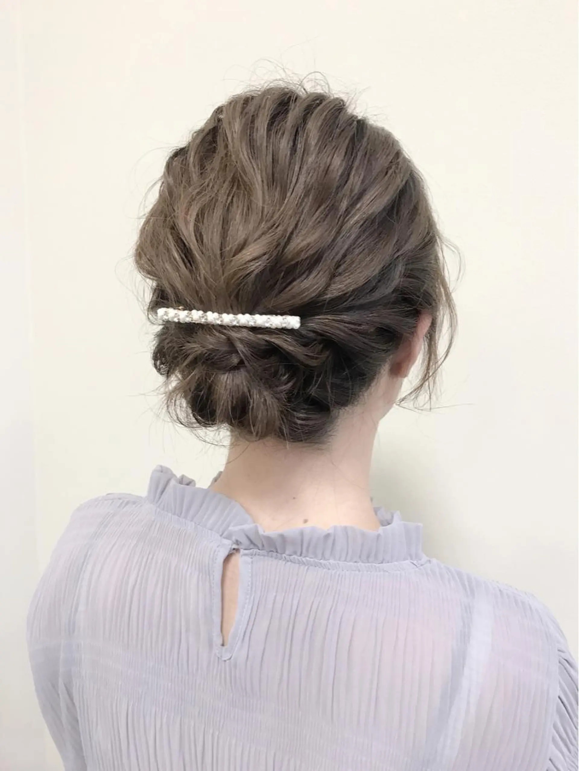 ミディアム ヘアアレンジ 沢田 瞳のヘアスタイル