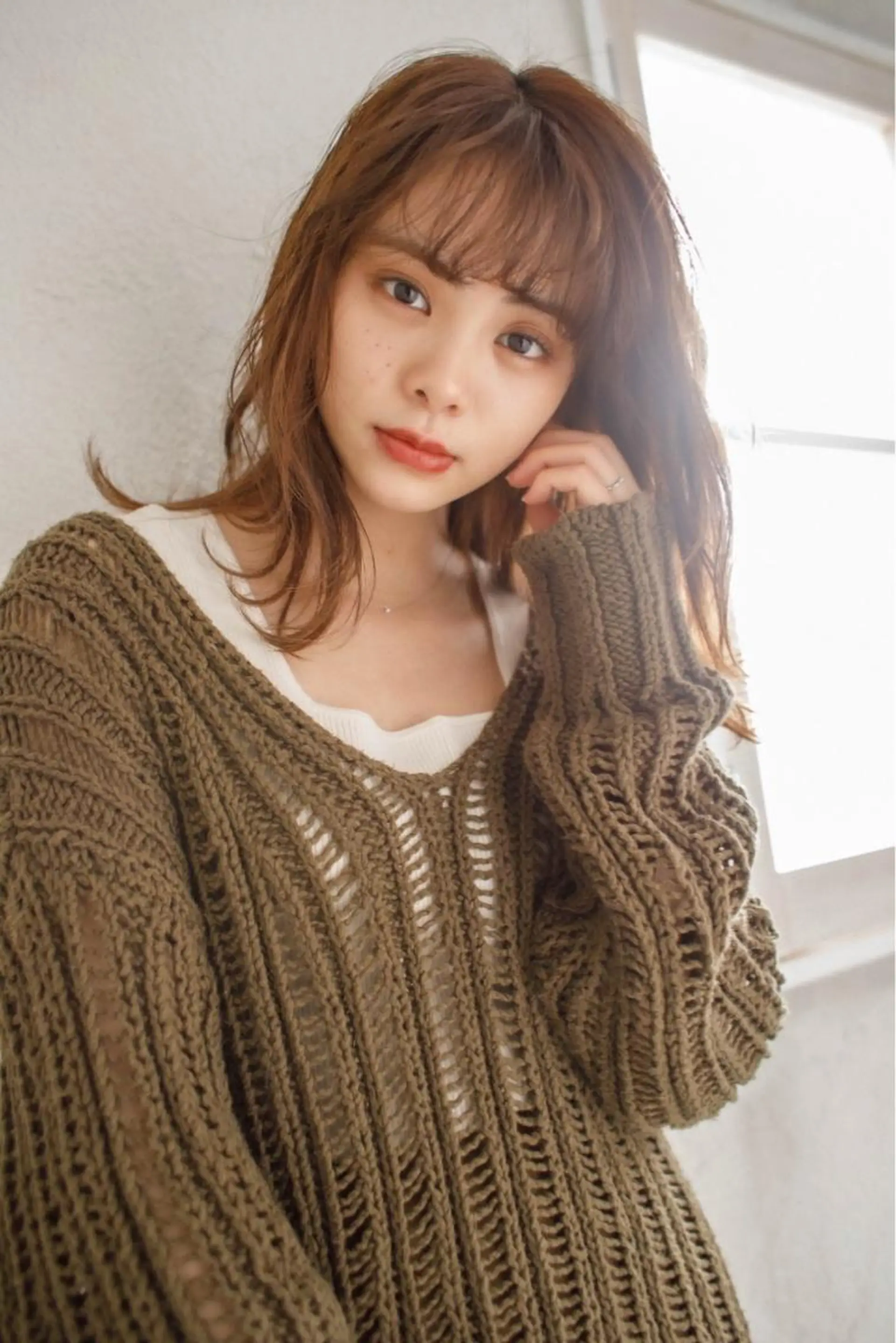 セミロング カラー murai airiのヘアスタイル