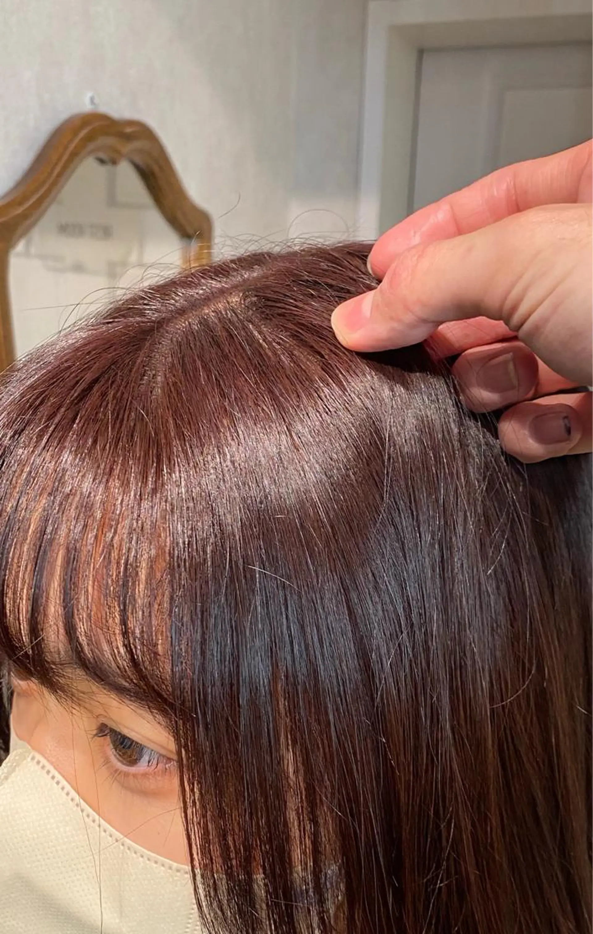 ミディアム カラー ヘアカラー トリートメント お洒落カジュアル🍃 まなとのヘアスタイル