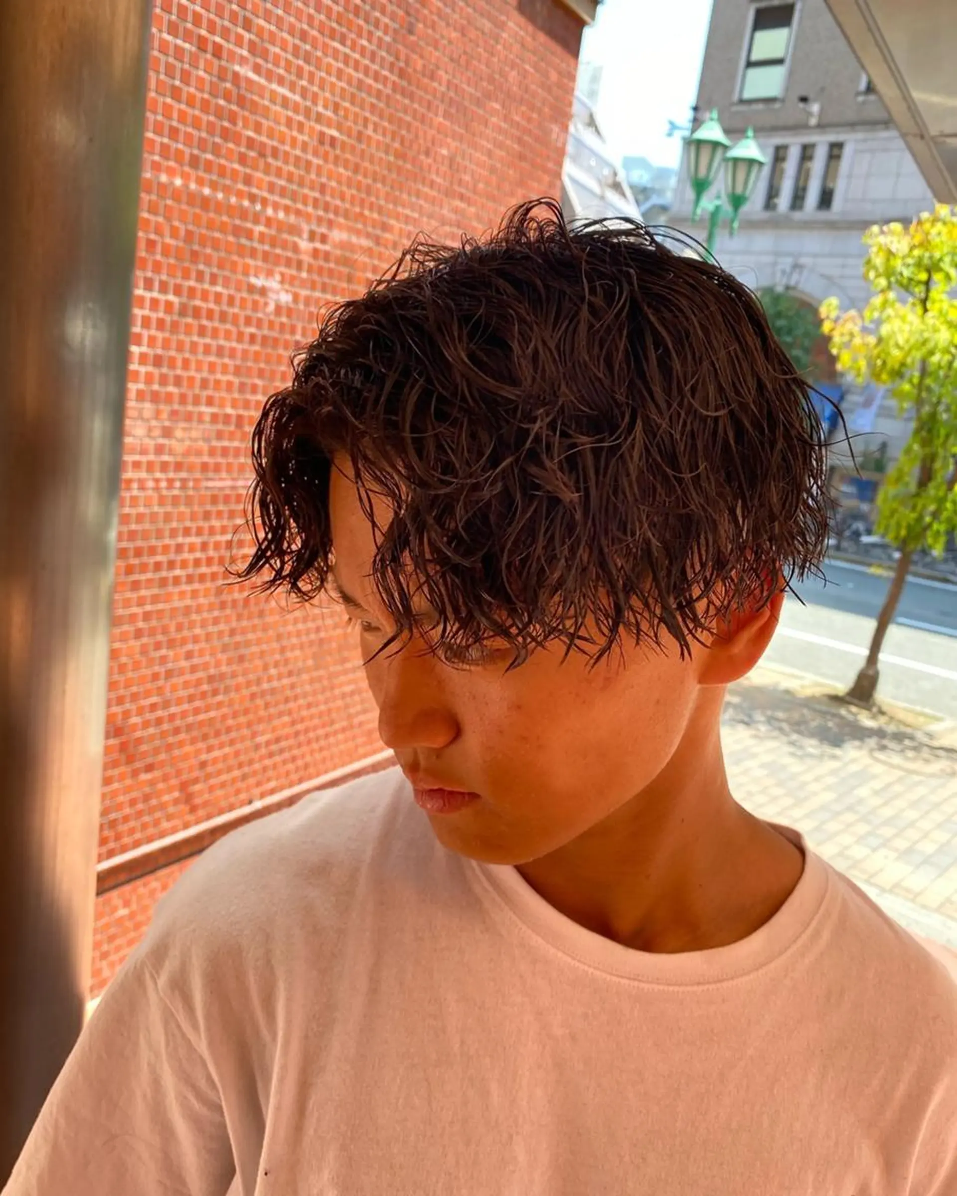 三ノ宮フェザーパーマ 10月再開予定のヘアスタイル