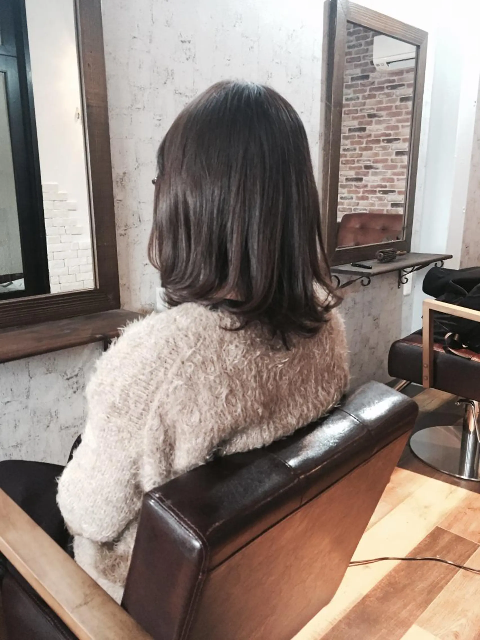 ミディアム カラー 渡邊 健一のヘアスタイル