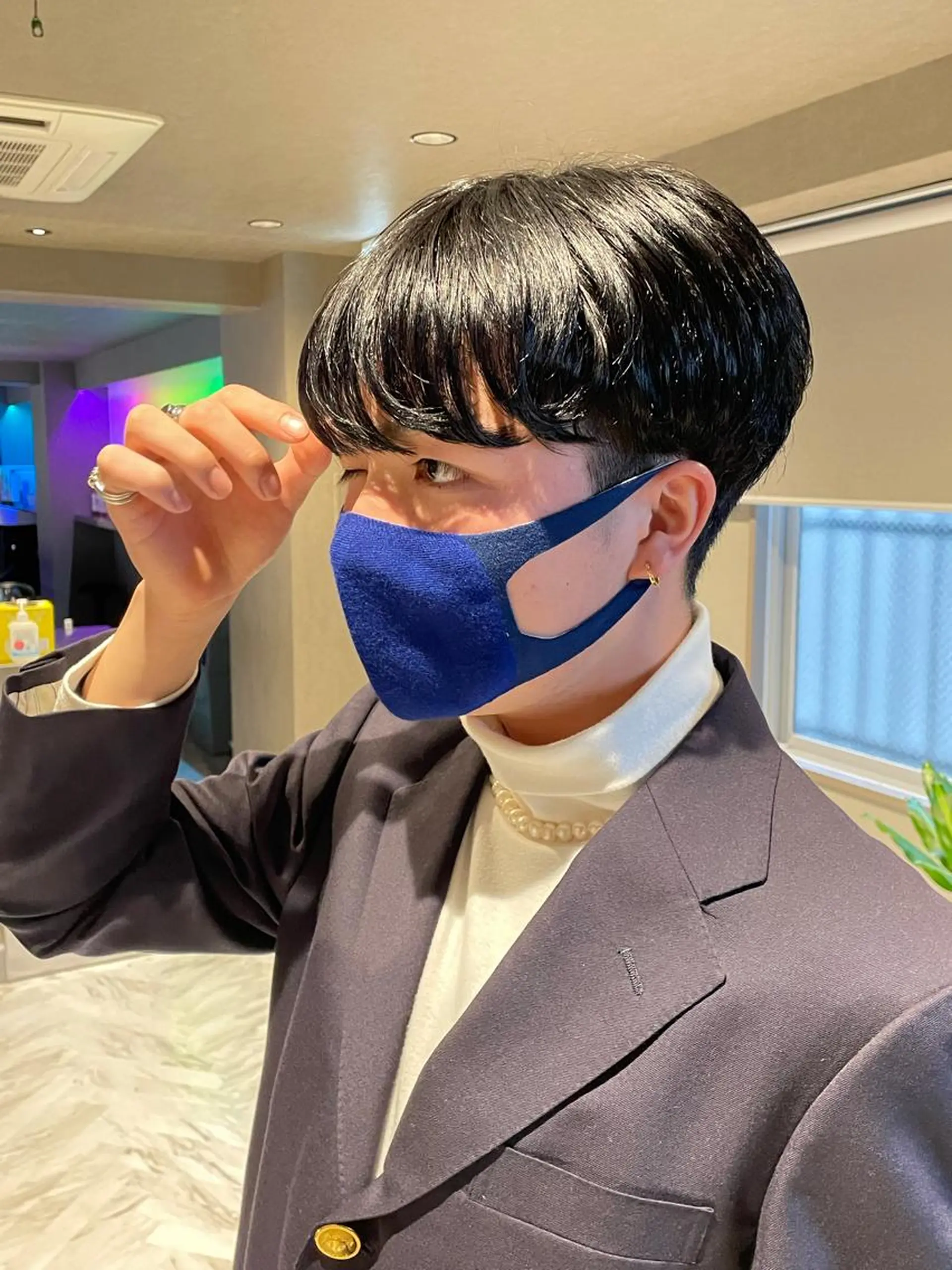 ショート カラー メンズ さと ちはるのヘアスタイル