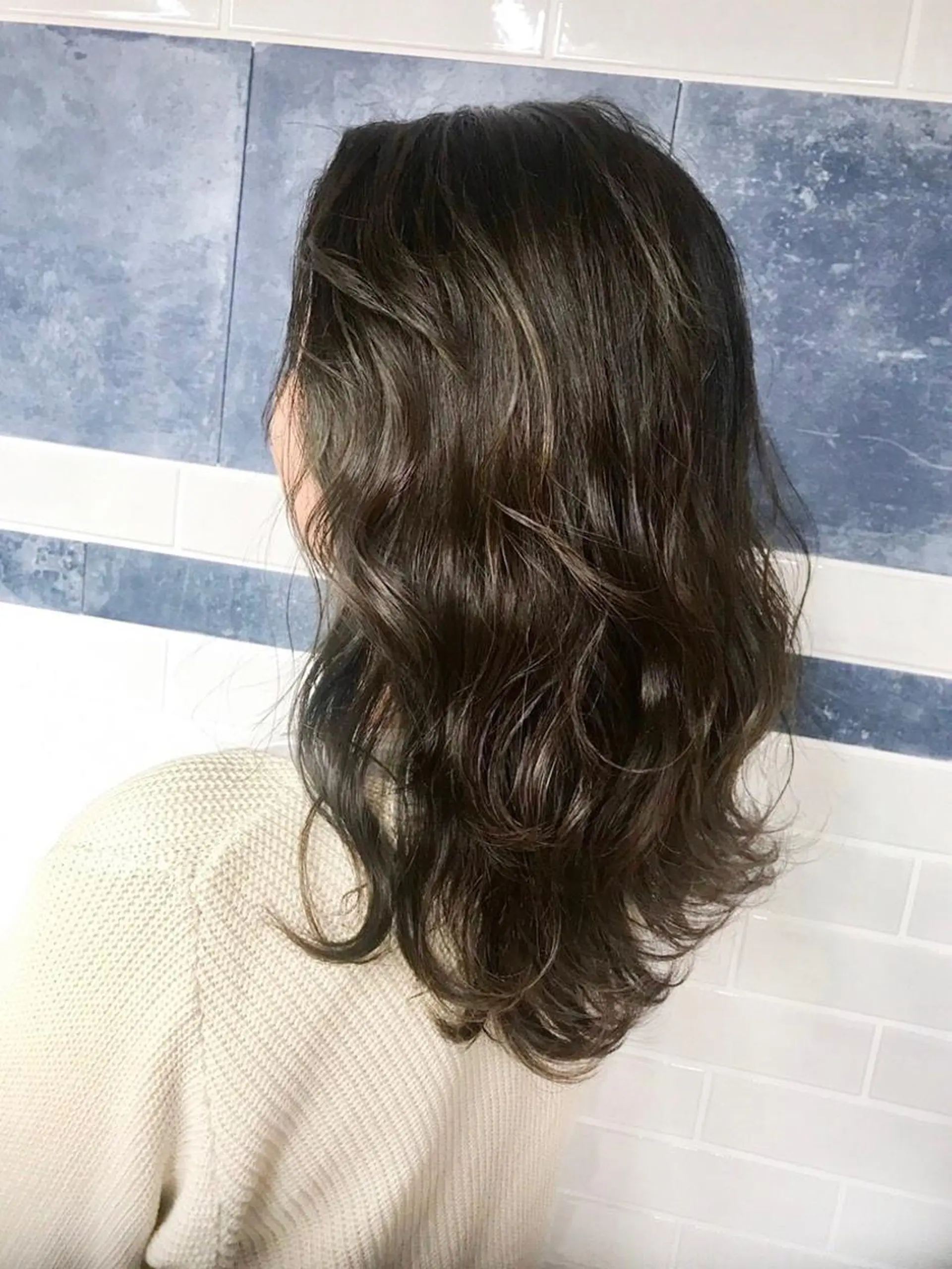 セミロング カラー アディクシーカラー ベージュカラー カット ヘアカラー トリートメント ❤️Ruminate 日暮里店❤️のヘアスタイル