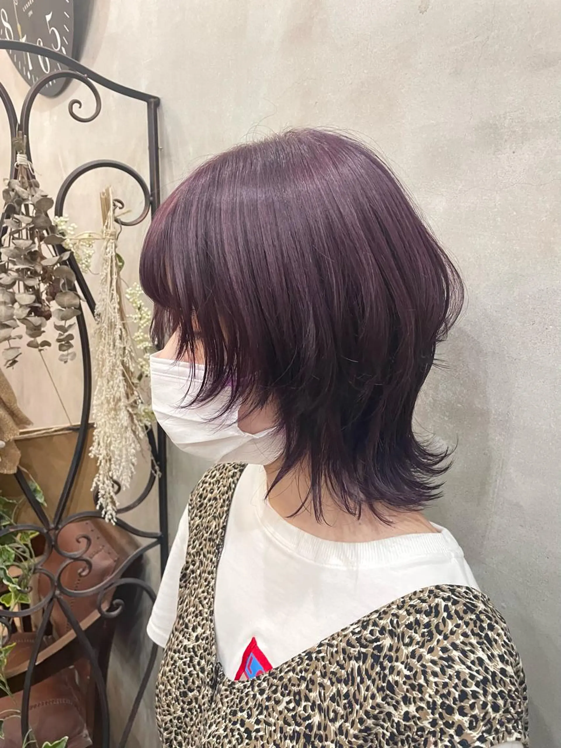 ミディアム カラー ヘアアレンジ カット ヘアカラー トリートメント 【ピンク/韓国ヘア/ ヘアセット】亜海のヘアスタイル