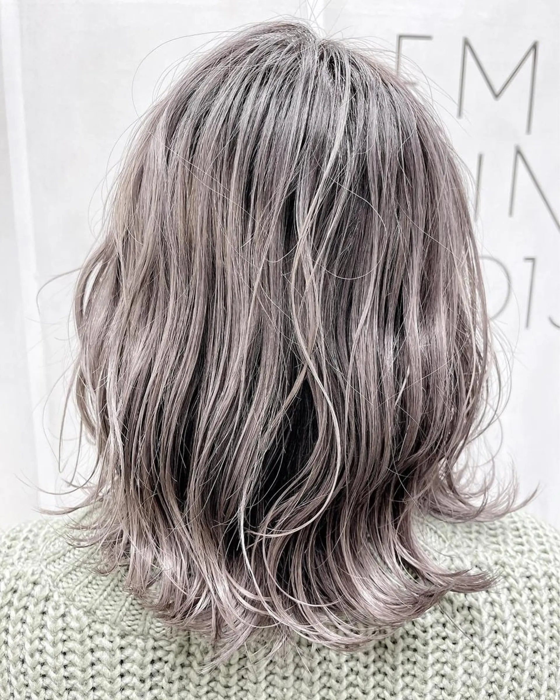 ショート カラー アディクシーカラー バレイヤージュ ブリーチ ケアブリーチ ダブルカラー OAK溝の口 𖠋SHINYAのヘアスタイル