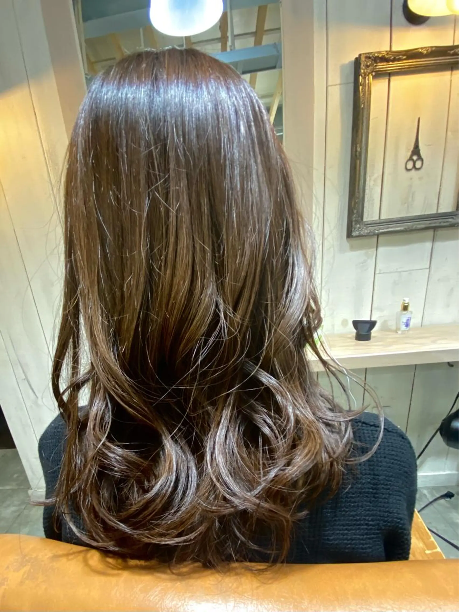 ロング カラー ハイライトカラー ハイライト 米林 遼のヘアスタイル