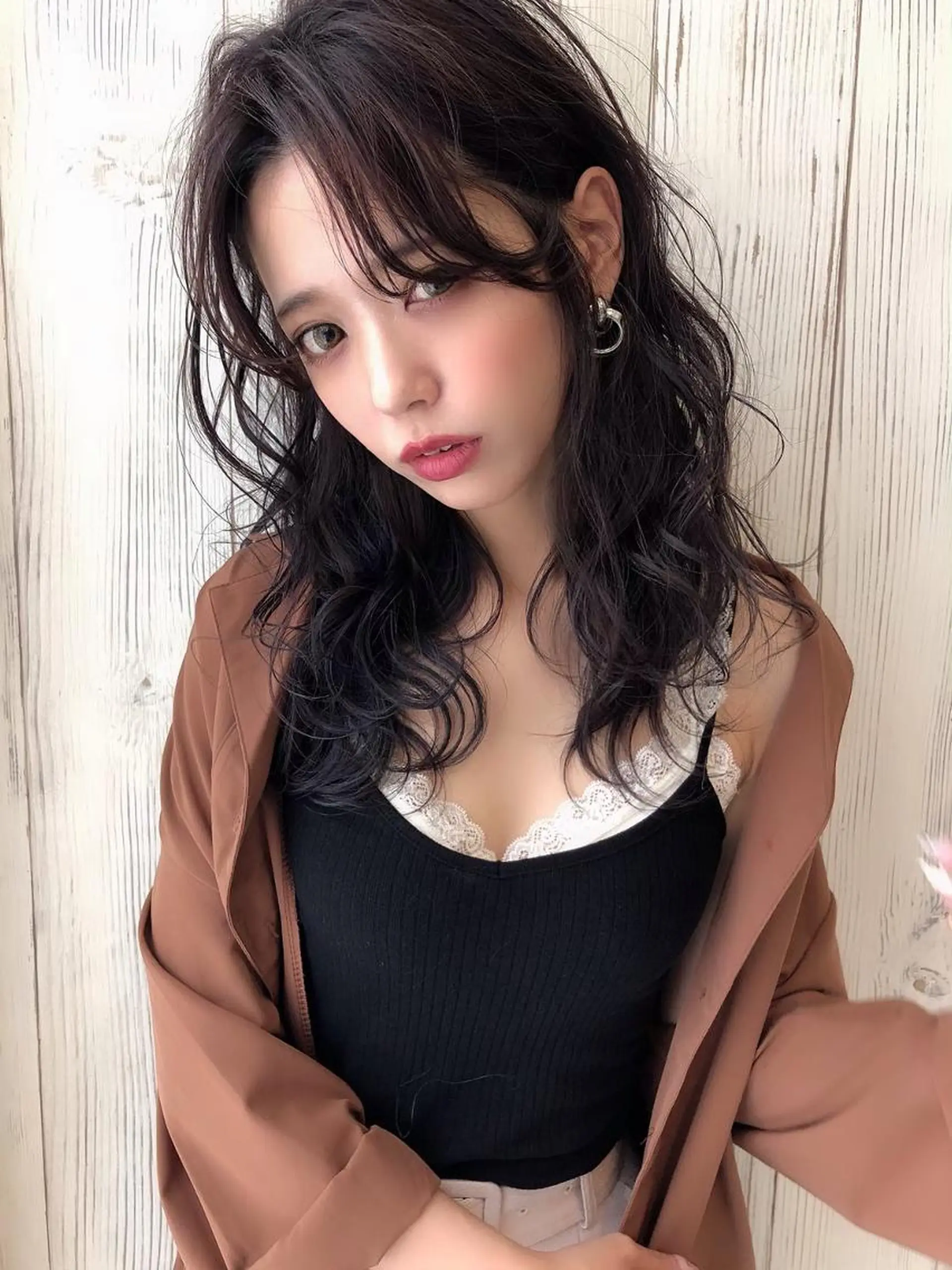 ミディアム 似合わせカット 小顔カット トリートメント 🎊ルービック 京橋店💛のヘアスタイル