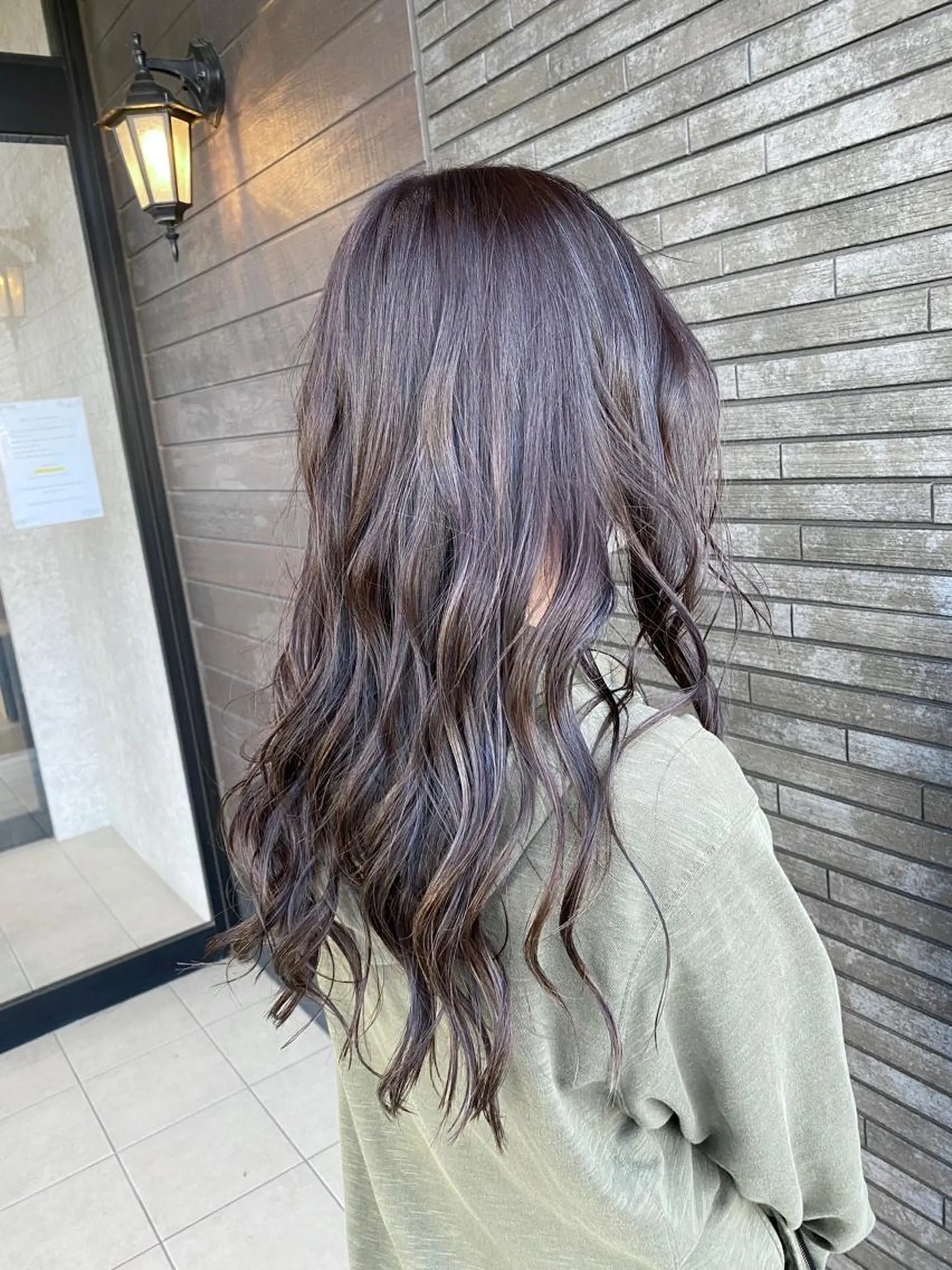 ロング カラー アッシュ 透明感カラー ハイライトカラー ハイライト Kobayashi ハイライト/ショートのヘアスタイル