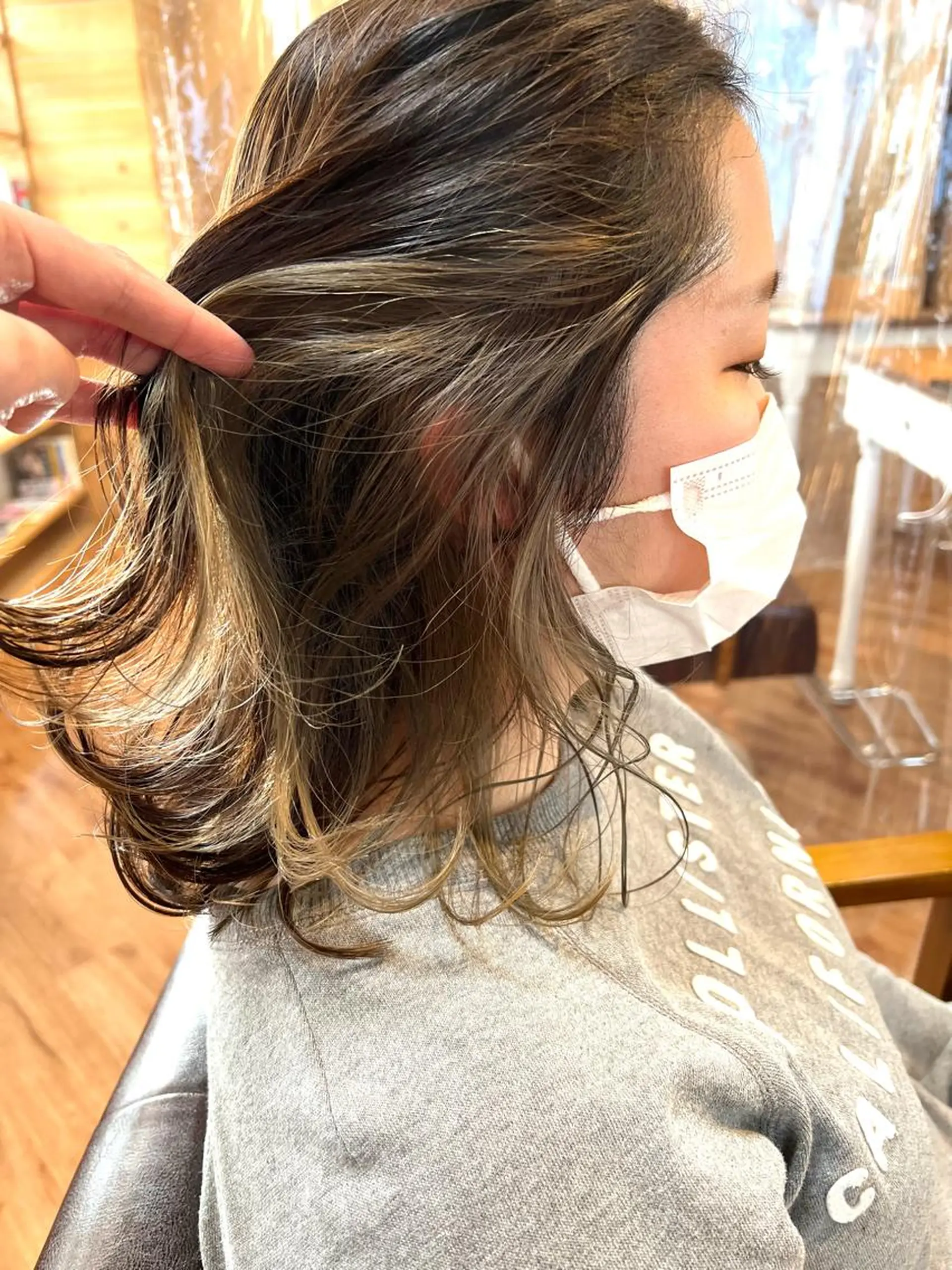 ミディアム カラー Topstylist YUKIのヘアスタイル
