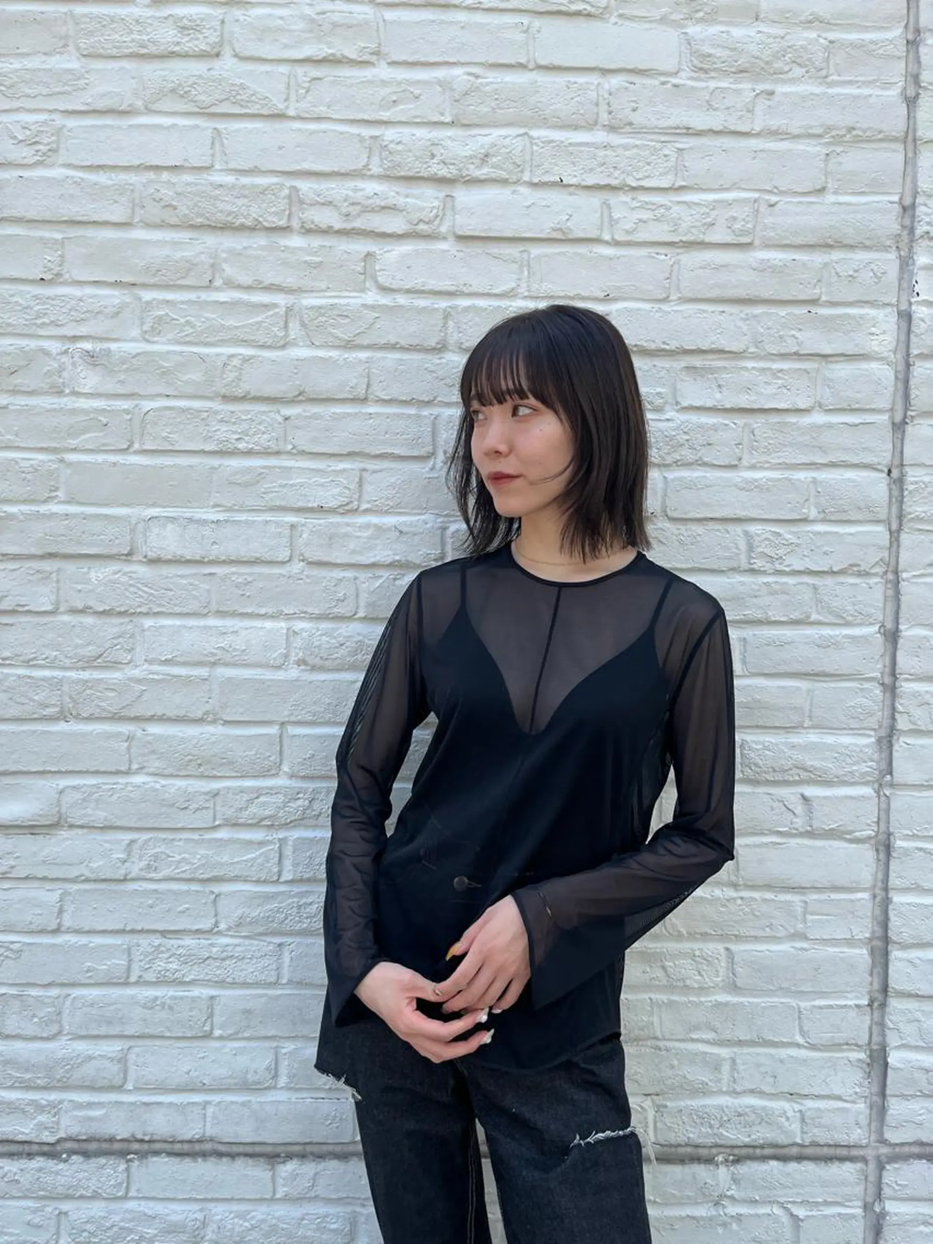 ミディアム カラー ヘアカラー トリートメント ヘッドスパ オリーブ/縮毛♡ Natsuno🩰のヘアスタイル