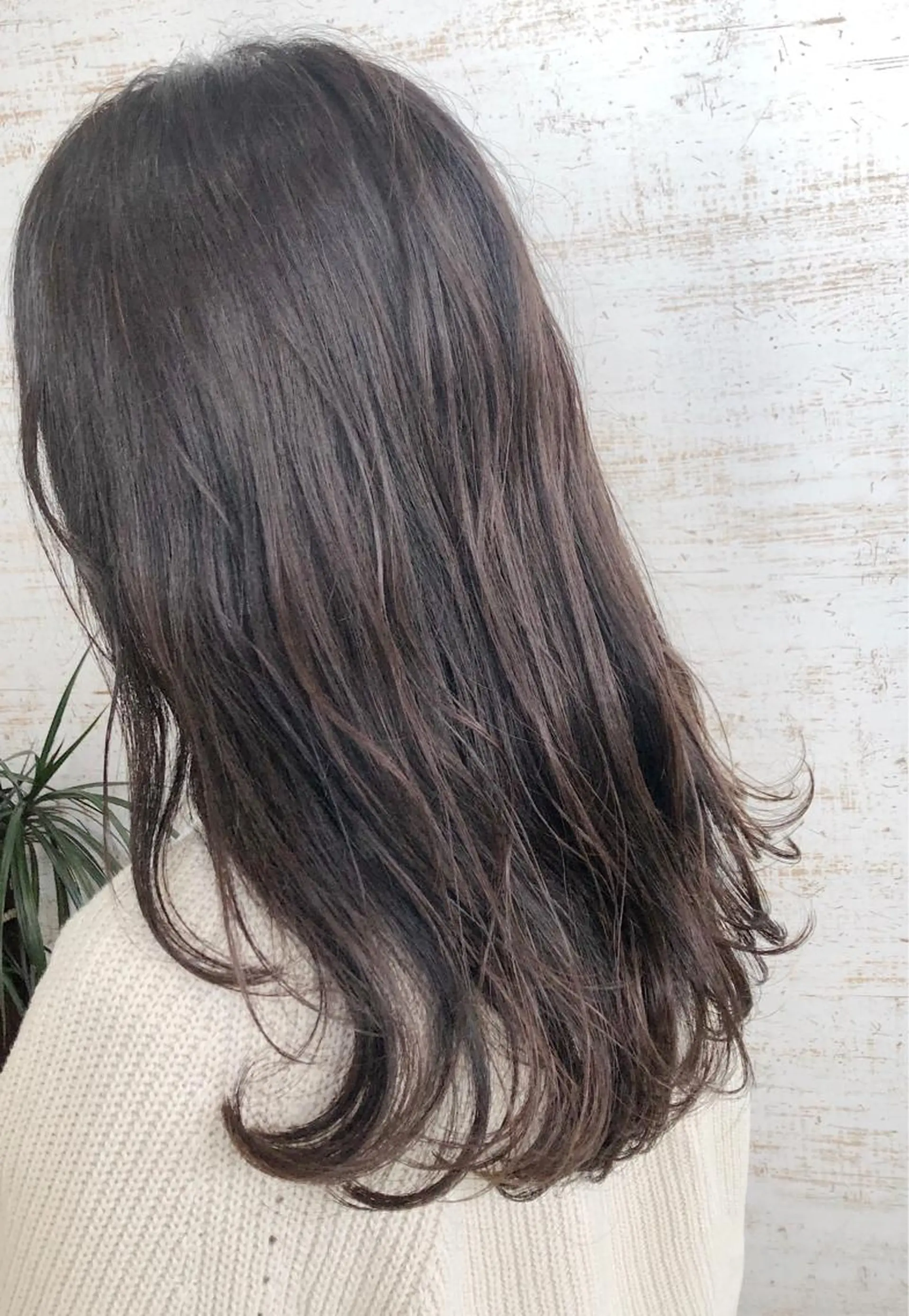 セミロング カラー ケアブリーチ /髪質 改善/古橋圭史郎のヘアスタイル