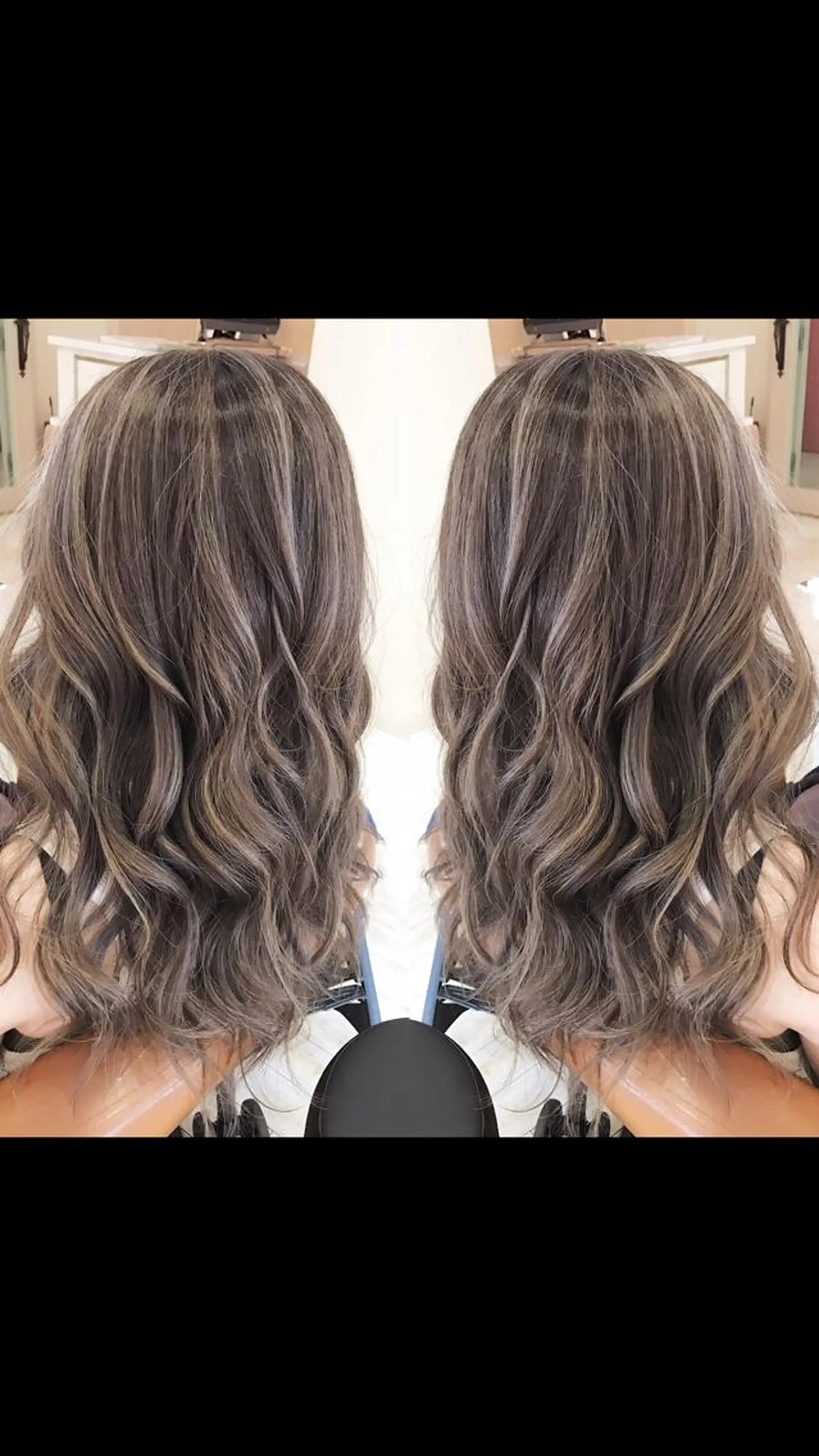 ロング カラー 美魔女 美容師NAOのヘアスタイル