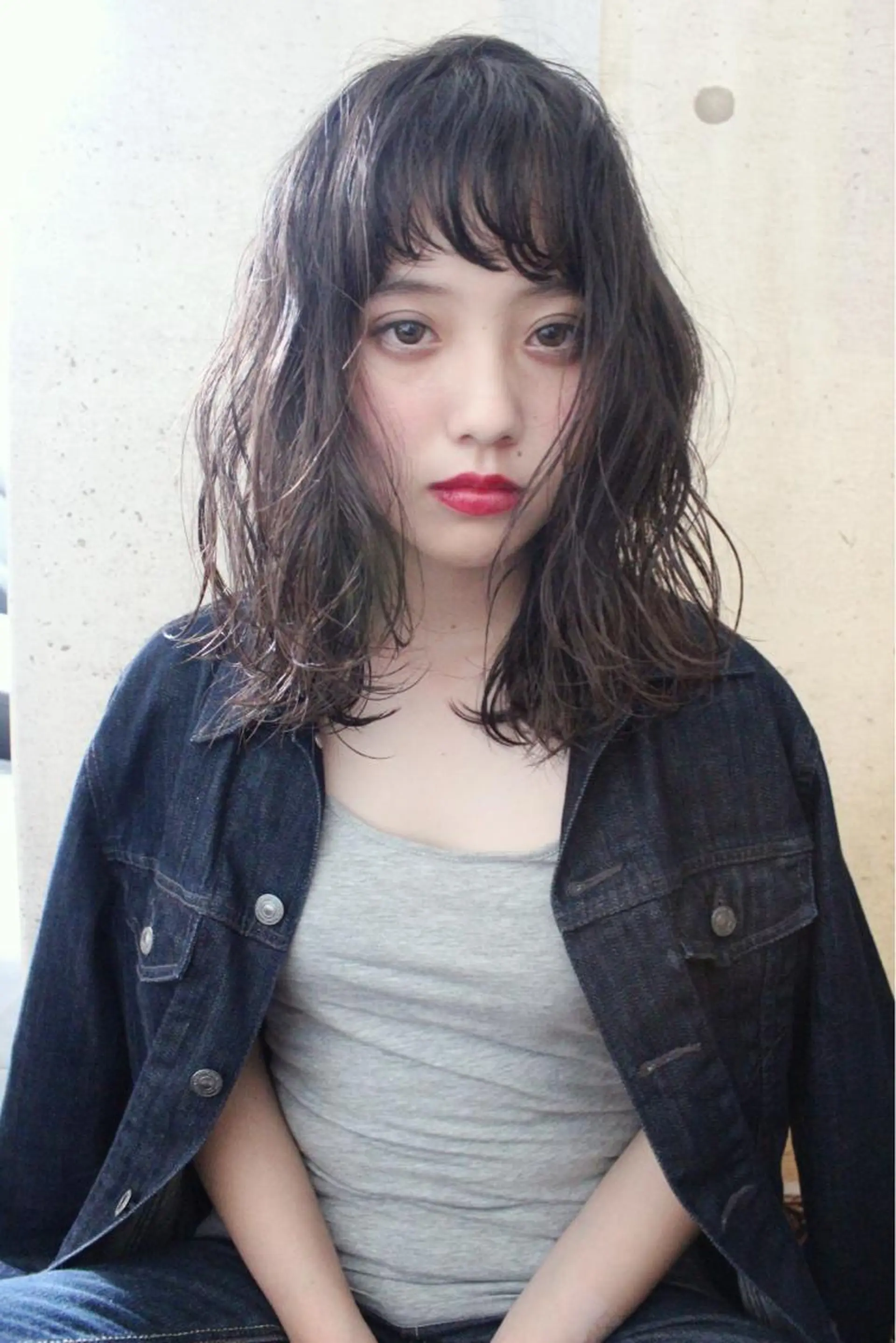 セミロング カラー パーマ ooit 【オーイット】のヘアスタイル