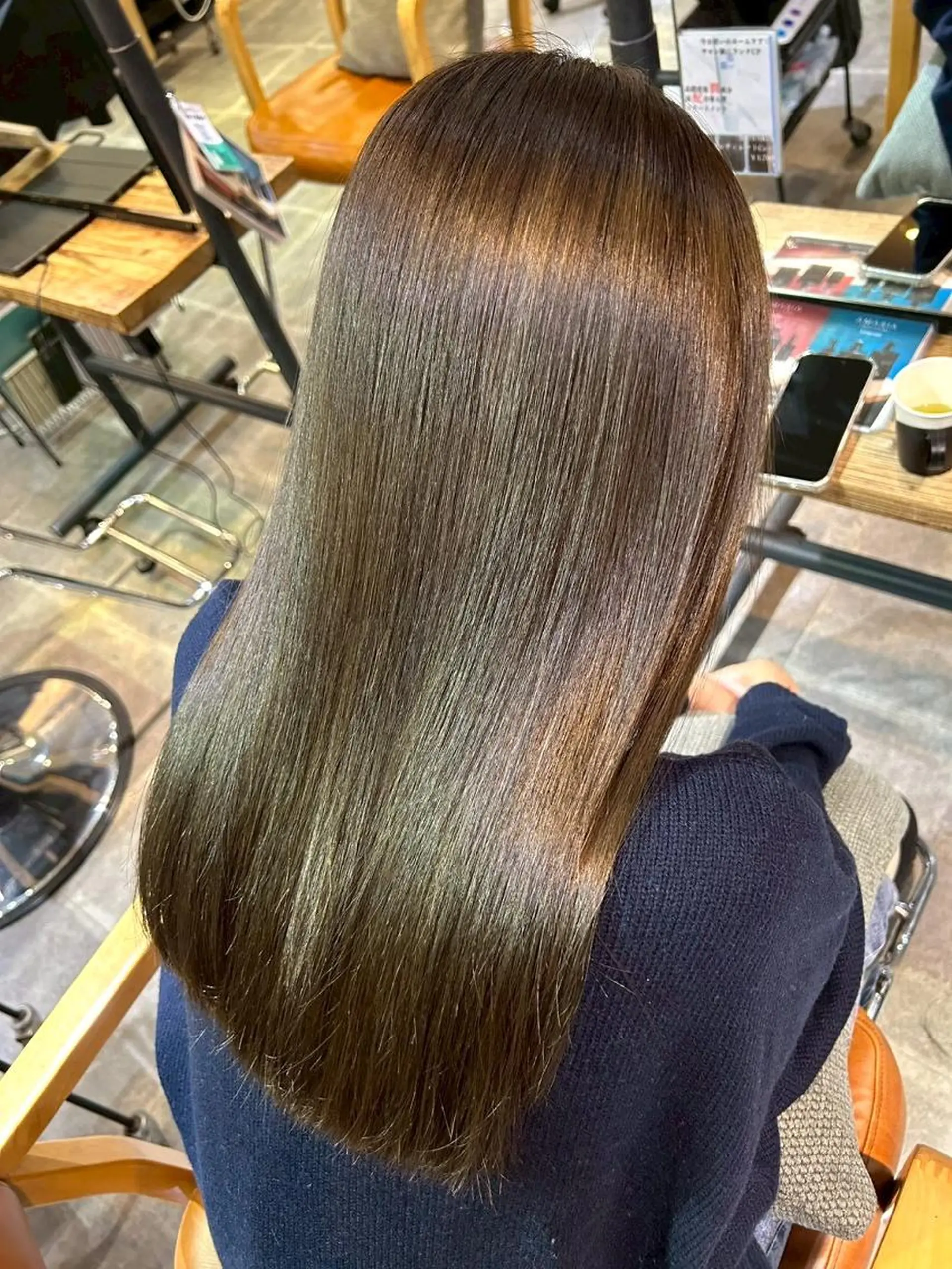 カラー セミロング ショートボブ セミロングパーマ バレイヤージュ ブリーチ ダブルカラー カット ヘアカラー トリートメント N° il duca 札幌のヘアスタイル