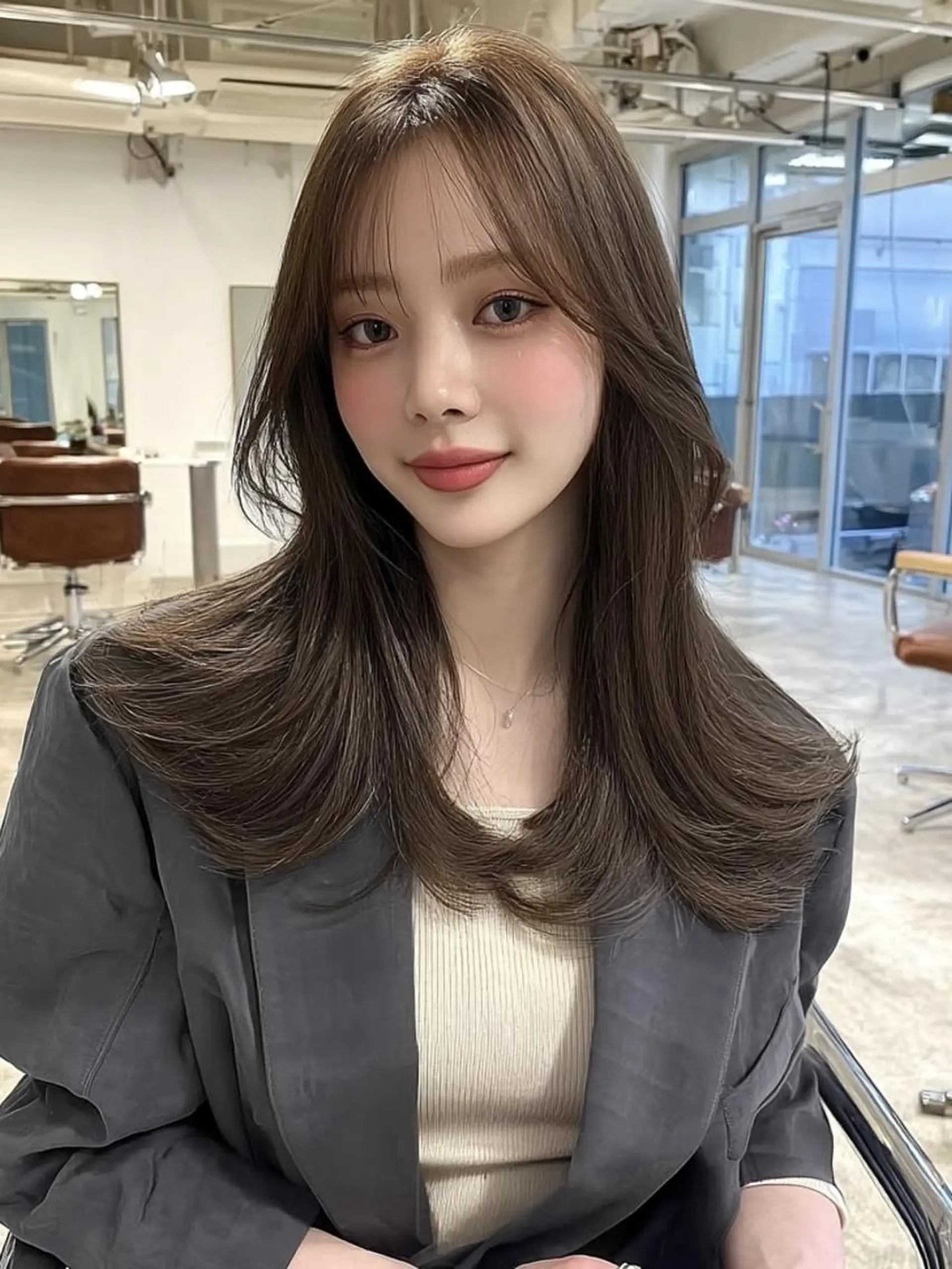 セミロング ボブ 外国人風カラー 🎀透明感カラー/ yuka🎀のヘアスタイル