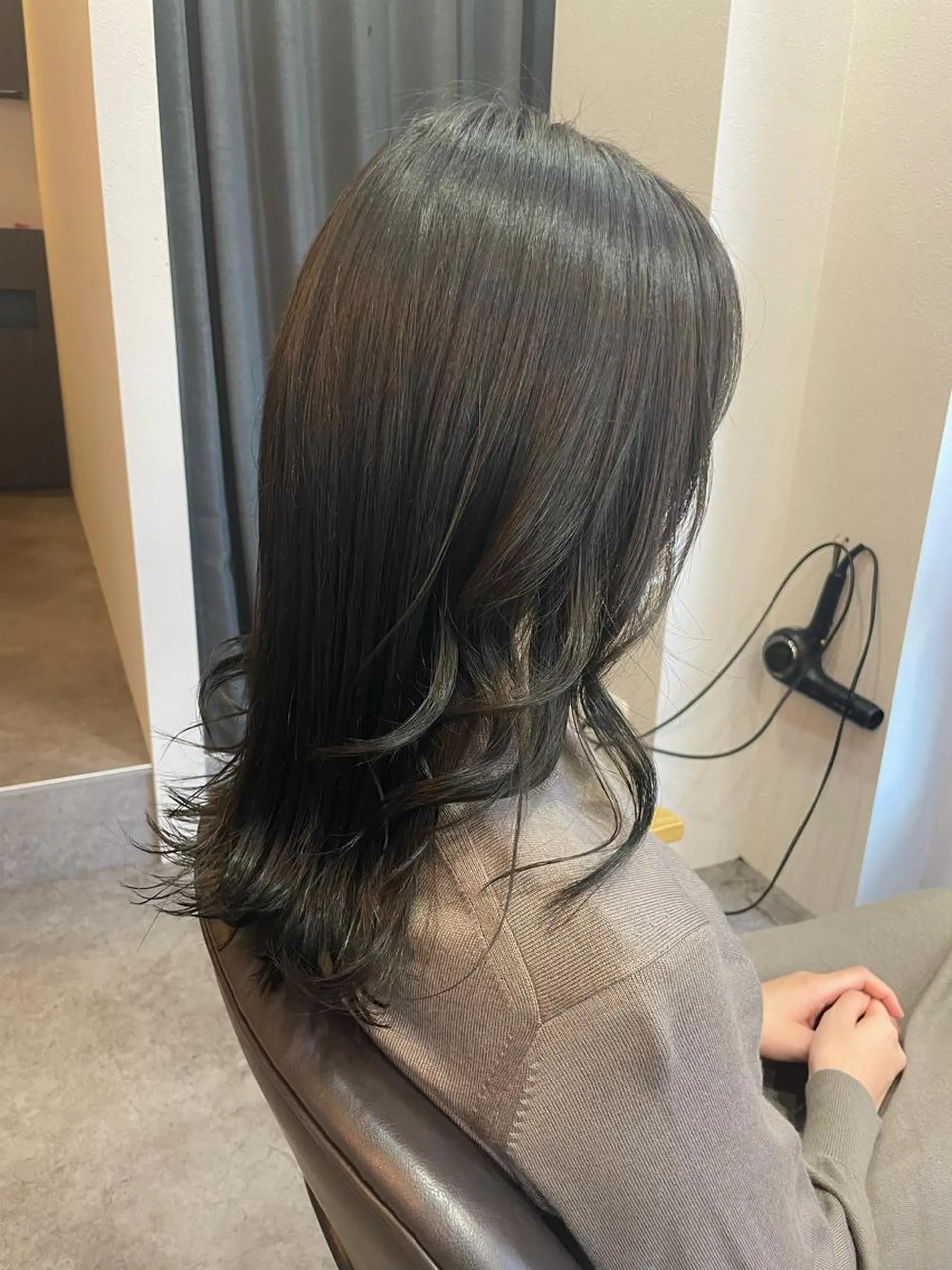 ミディアム カラー ボブ/髪質改善/ soiナカジママドリのヘアスタイル