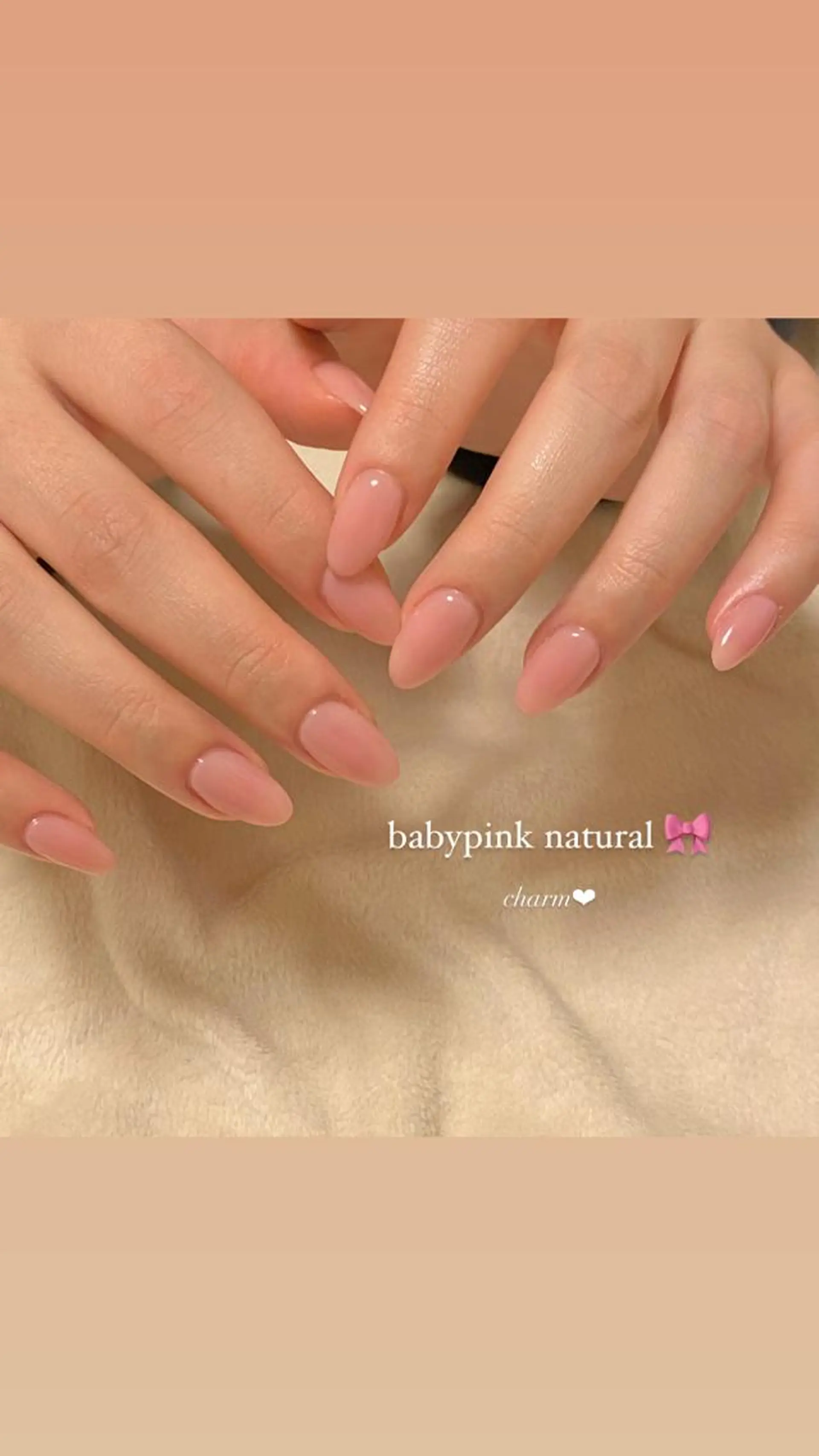 ネイル ピンク ハンドネイル nail salon charmのネイルデザイン