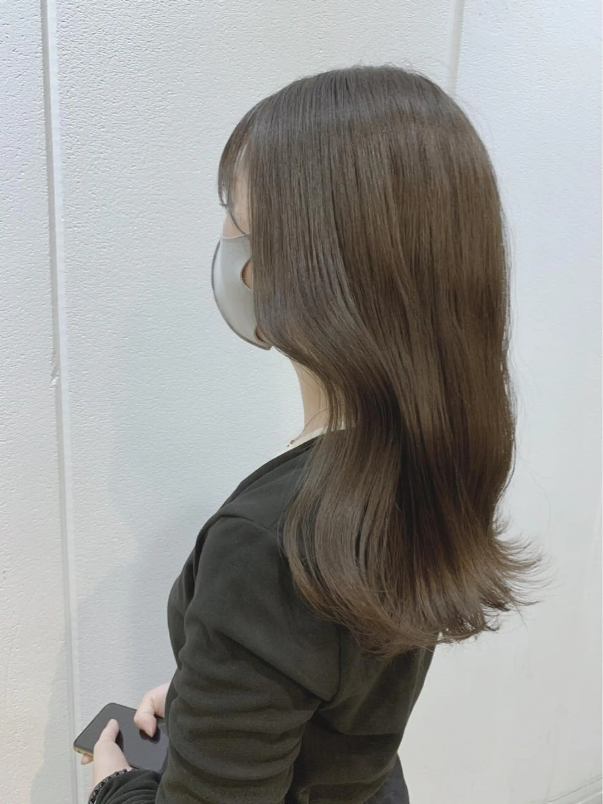 セミロング カラー 髪質改善 韓国風ヘア 似合わせカット カット ヘアカラー トリートメント 中津No.1髪質改善 店長✨透ける暗髪のヘアスタイル