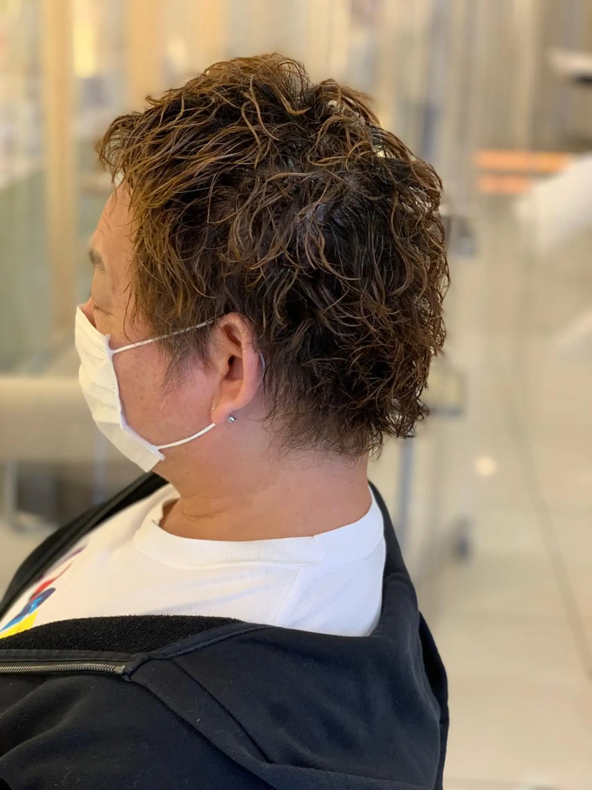 ショート メンズ カット パーマ トリートメント トータルビューティー K:R鶴川のヘアスタイル