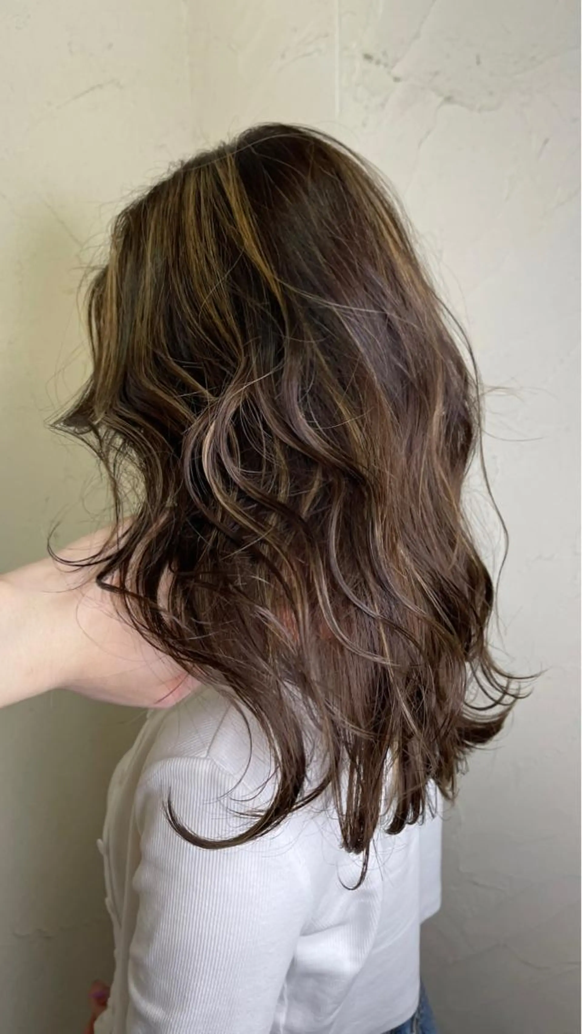 セミロング カラー 韓国ヘア🫧艶カラー 🫧髪質改善/オオヤのヘアスタイル