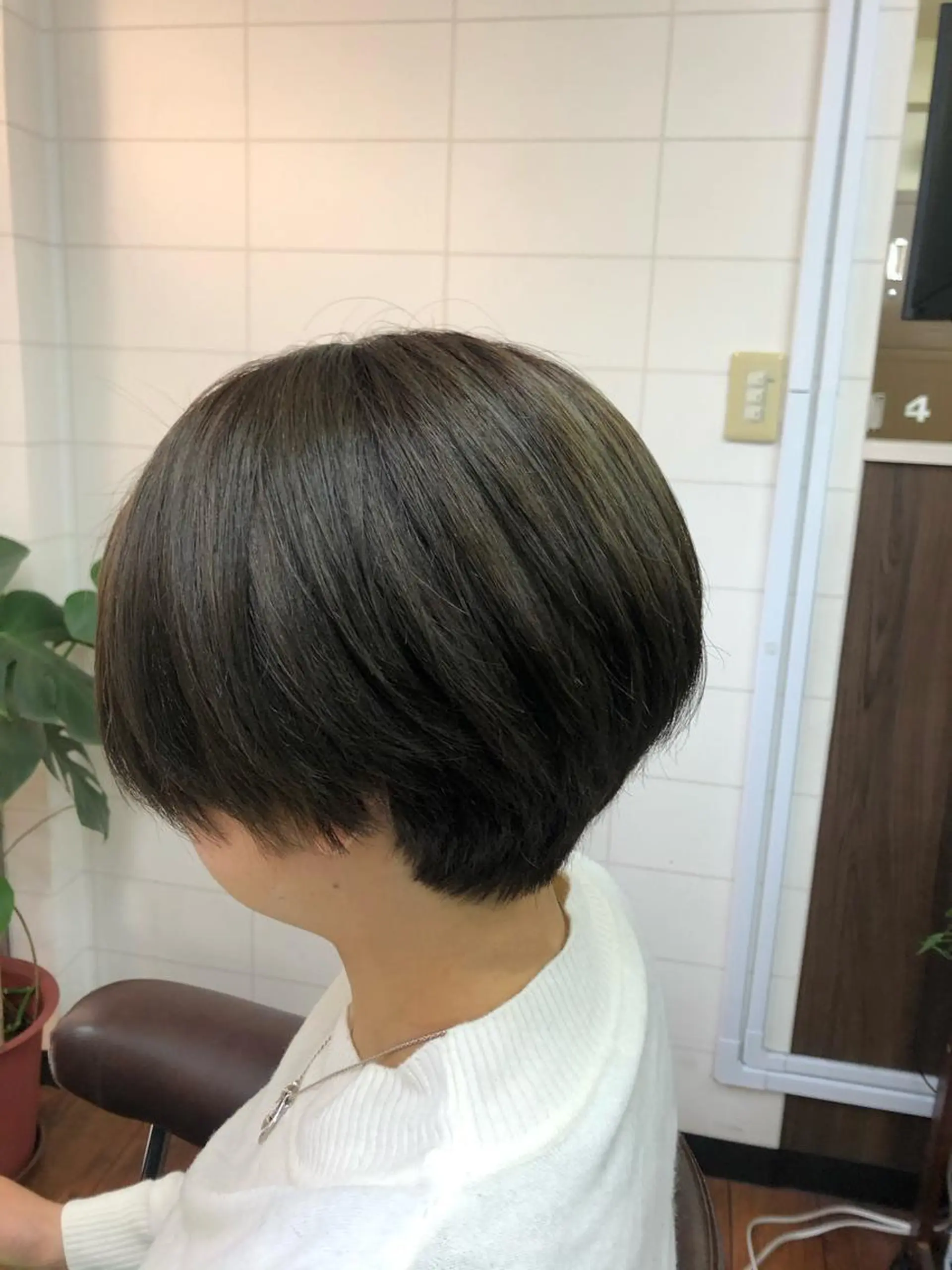 ショート カラー キセ ワカナのヘアスタイル