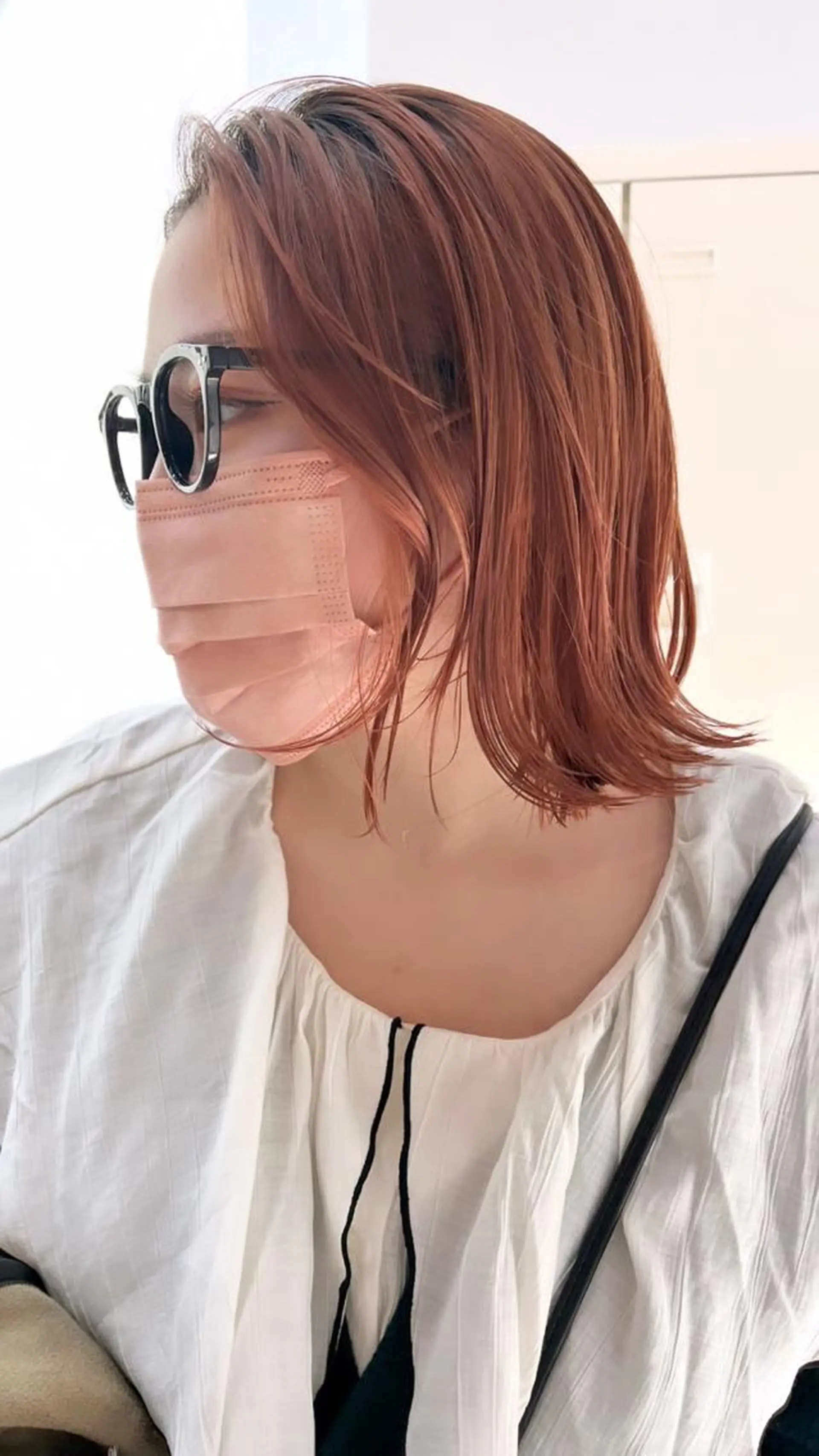 ミディアム カラー タカノ ノゾミのヘアスタイル