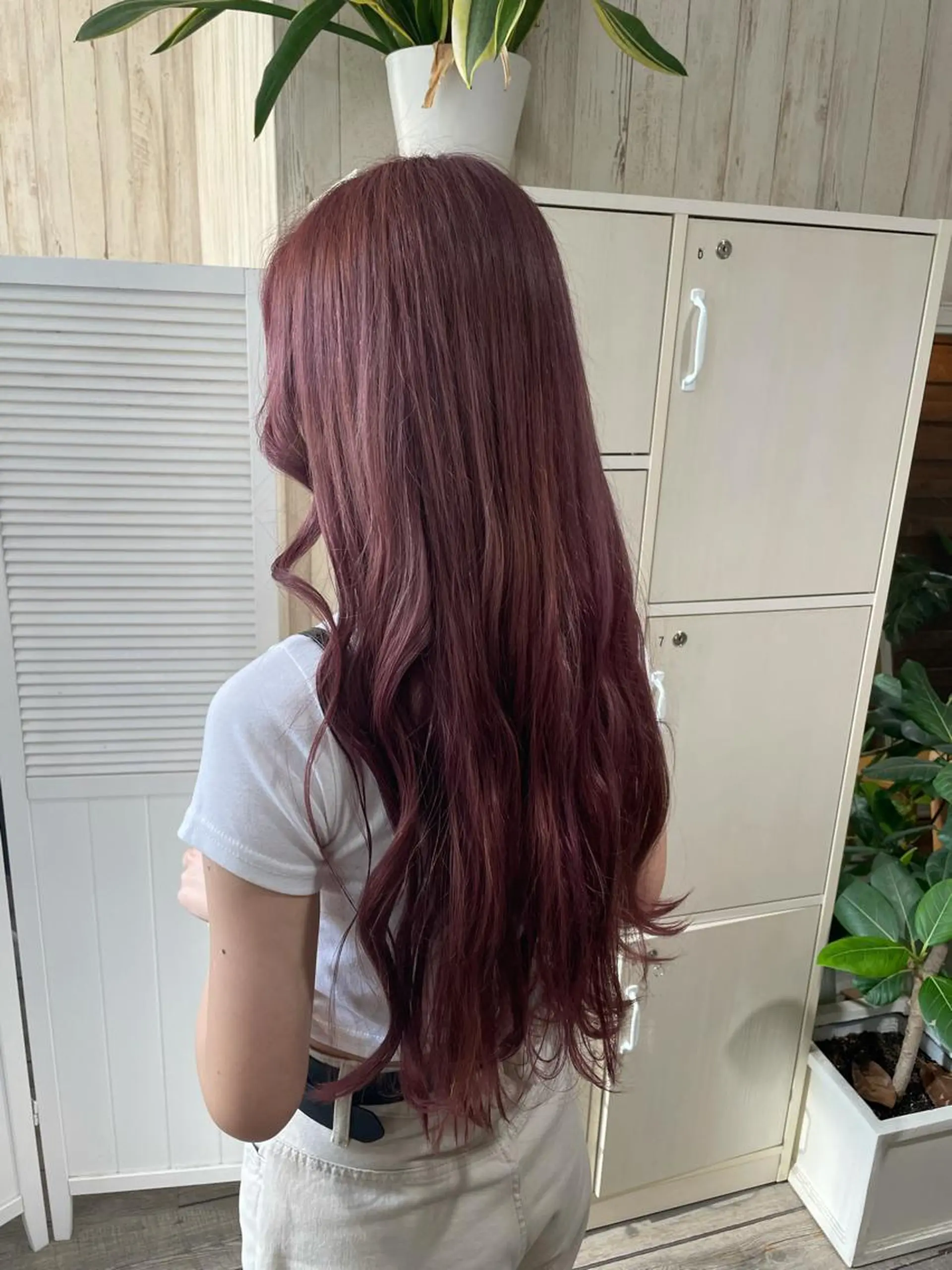 ロング パープルカラー soyon心斎橋所属・♡透明感/艶カラー/ M a I ♡のヘアスタイル