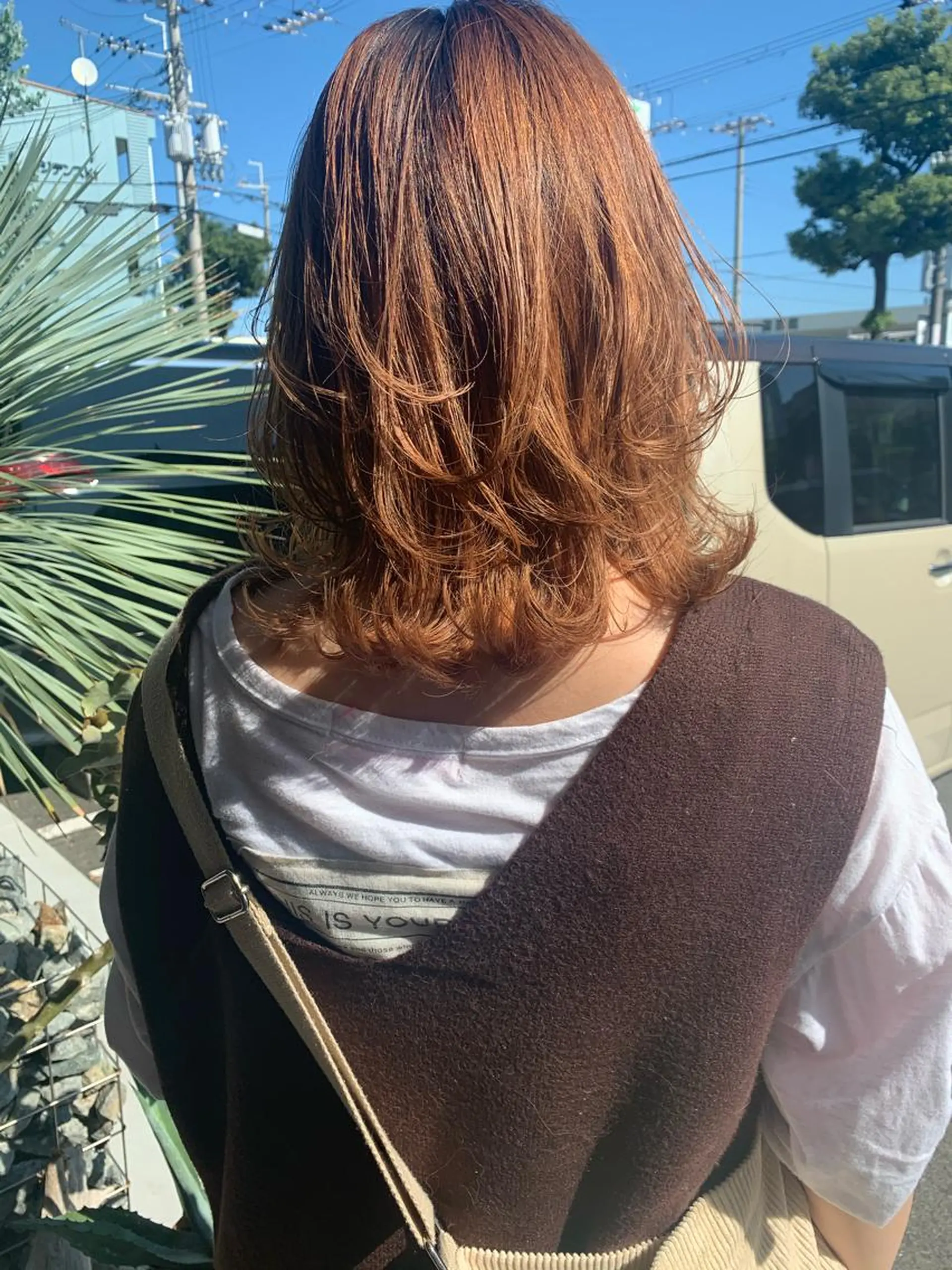 ミディアム 吉原 由菜のヘアスタイル