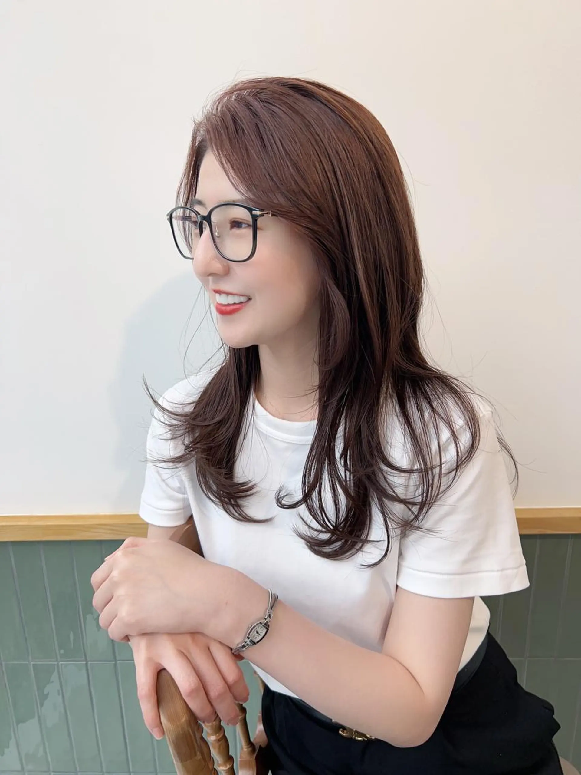 セミロング カラー ヘアアレンジ カット ヘアカラー トリートメント 【代表】 たき〜のヘアスタイル