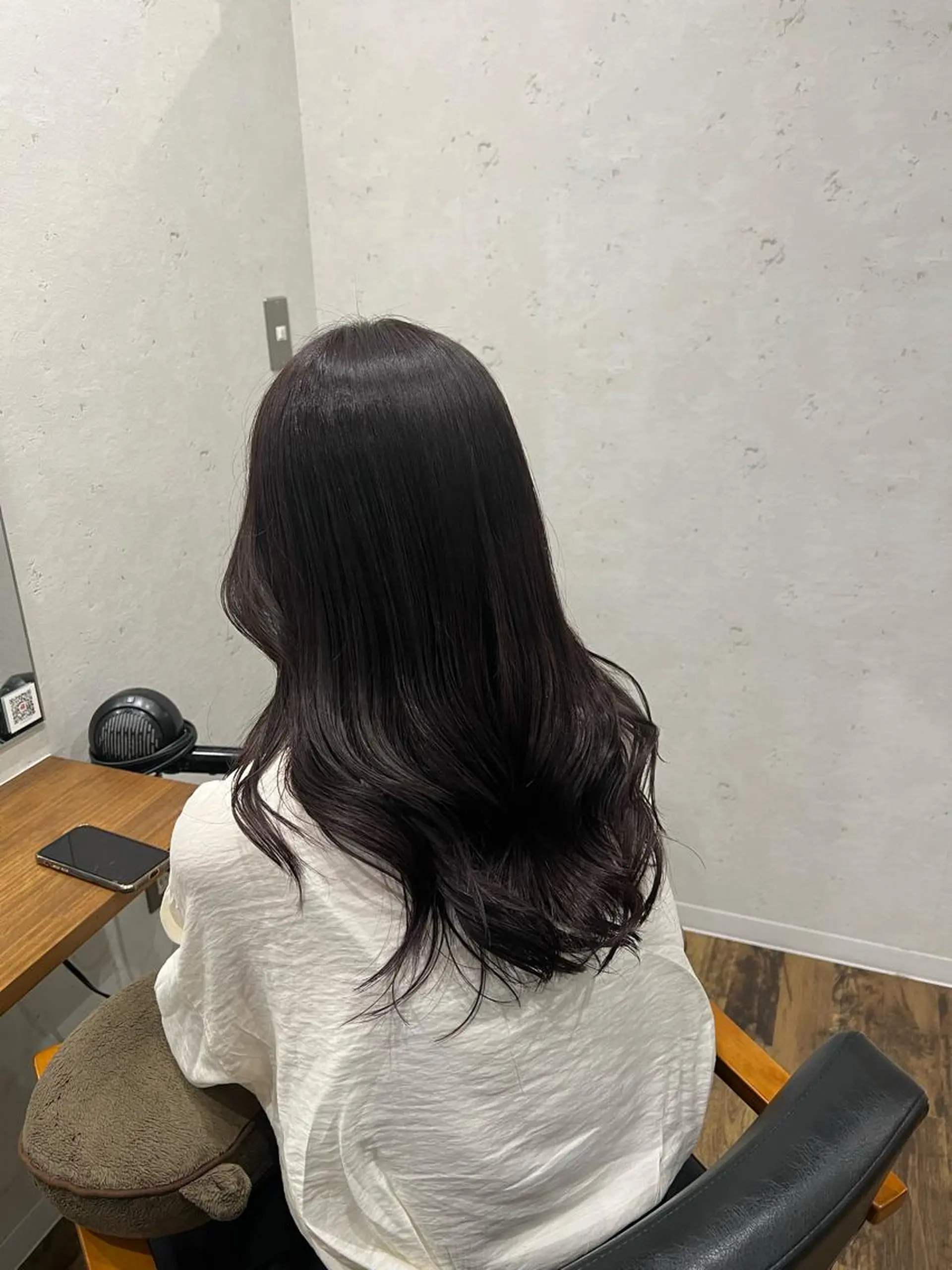 ロング カラー パーマ ベージュカラー ラベンダーカラー ナチュラルカラー 錦糸町【三橋衿奈】のヘアスタイル