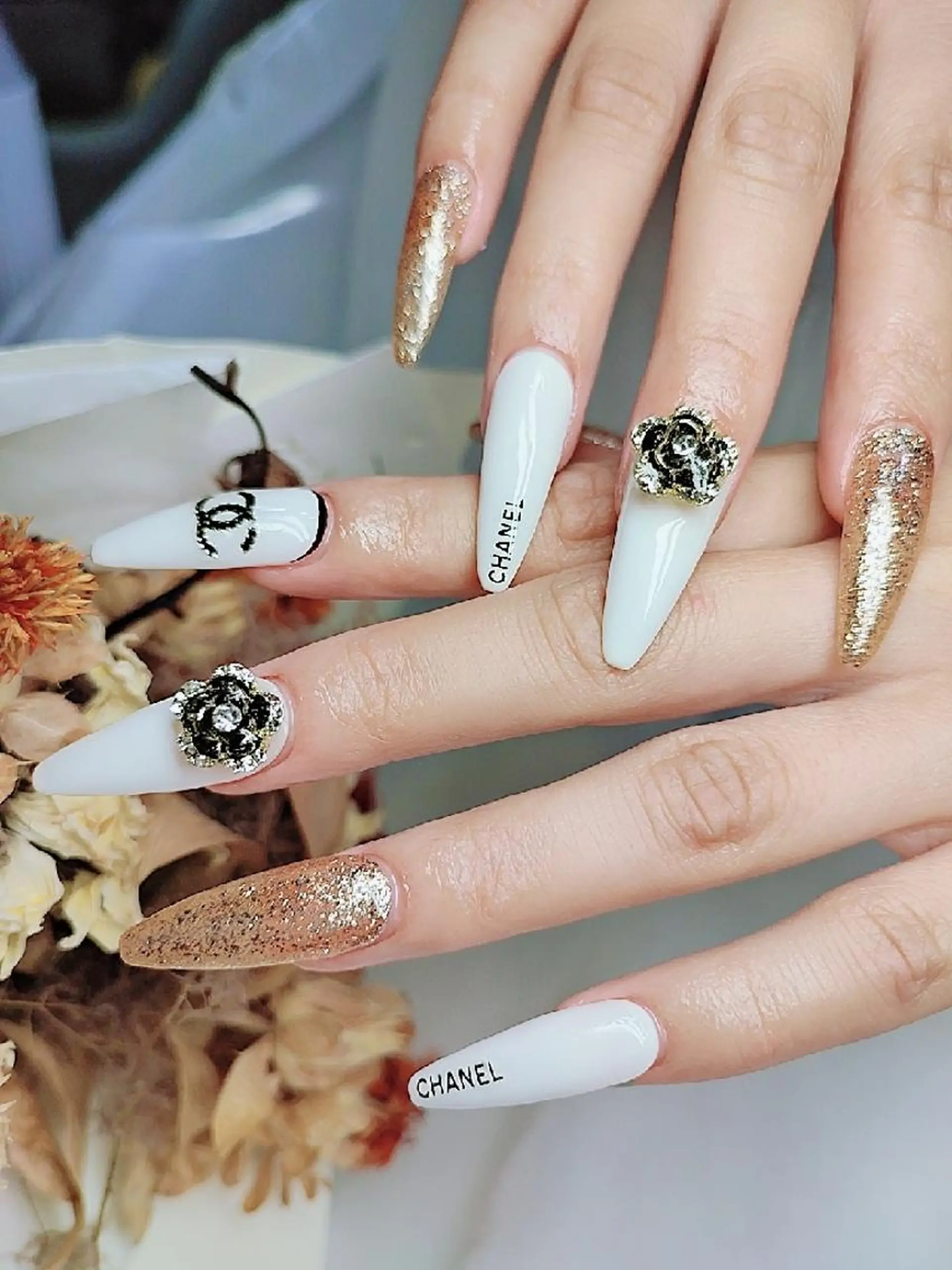 ネイル ハンドネイル 森 ネイルサロンのネイルデザイン