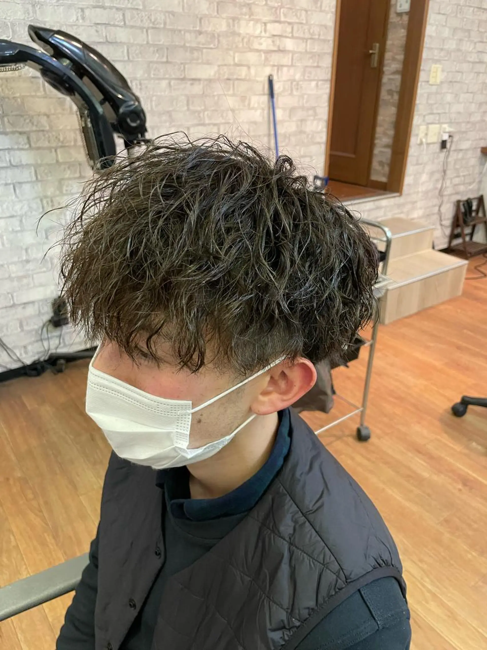 パーマ メンズ カット パーマ ✨髪質改善✨ HIROTOのヘアスタイル