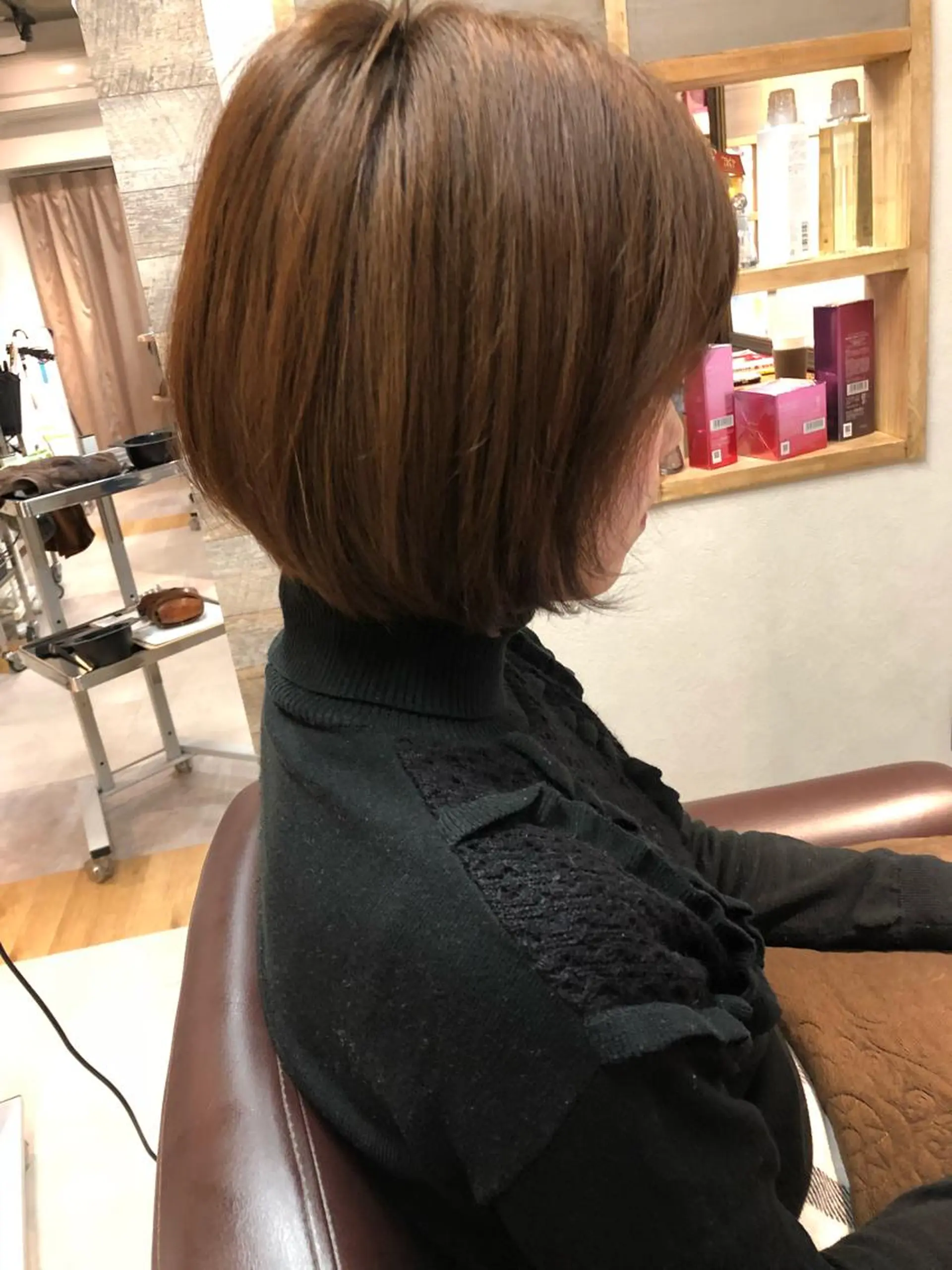 ショート カラー ブリーチ イルミナカラー 髪質改善 トリートメント 美容室tuuli 大名店所属・tuuli トゥーリのヘアスタイル
