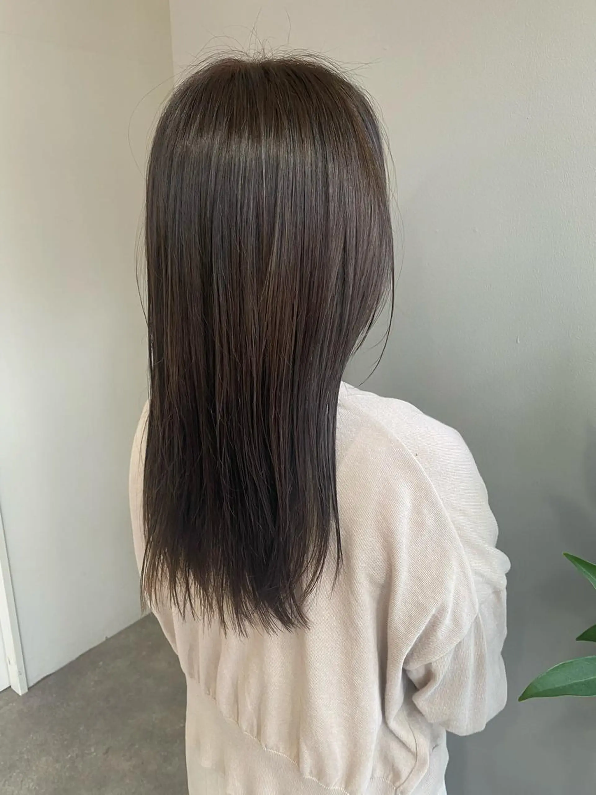 セミロング カラー ヘアアレンジ ベージュカラー オリーブベージュ ヘアカラー ボブ /ニュアンス/ satomi🧸💖のヘアスタイル