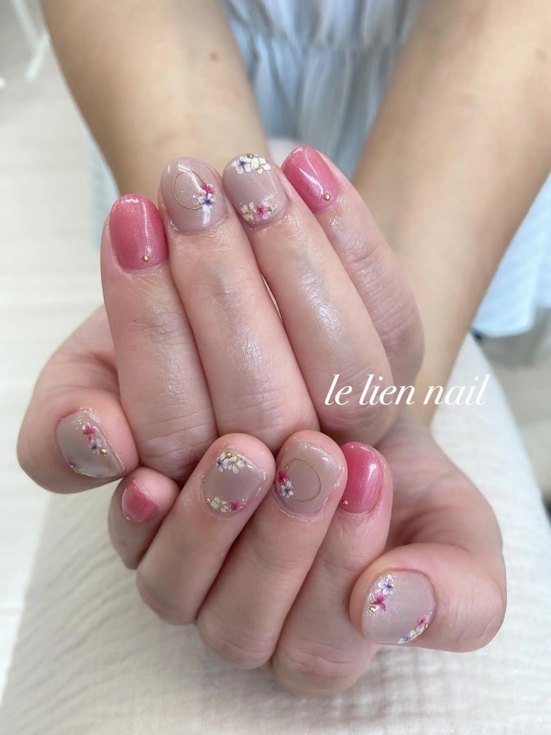 ネイル アートネイル シンプルネイル le lien nailのネイルデザイン