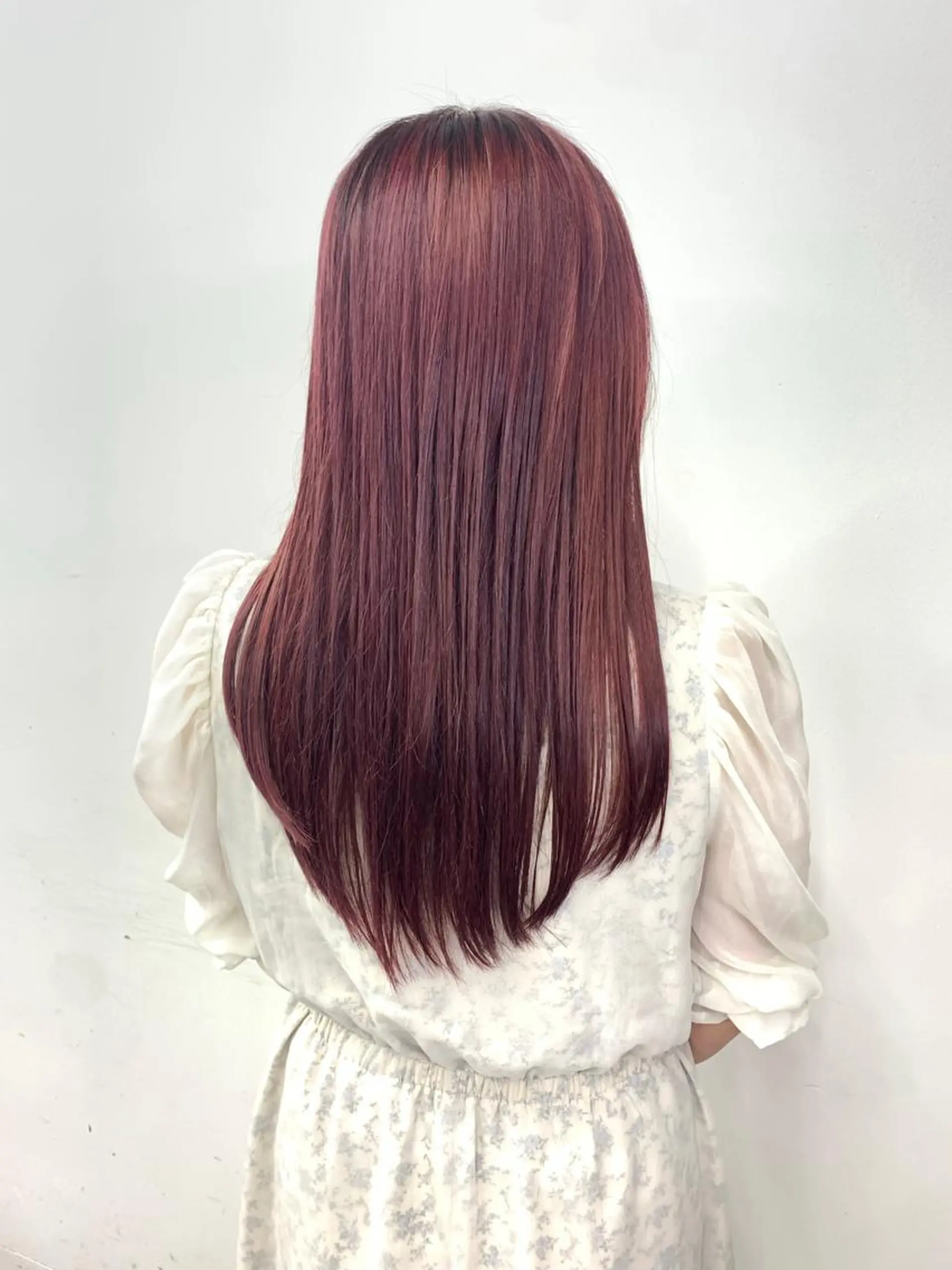 セミロング カラー ヘアアレンジ ネイル マツエク・マツパ ブリーチ ケアブリーチ ピンクカラー バイオレットカラー カラーマツエク ヘアカラー Arumeria ❄️富澤翼❄️のヘアスタイル