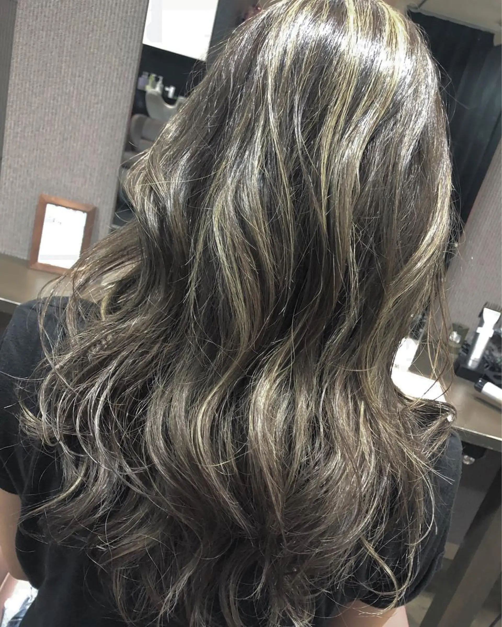 ロング カラー カット ヘアカラー トリートメント pep natsumiのヘアスタイル