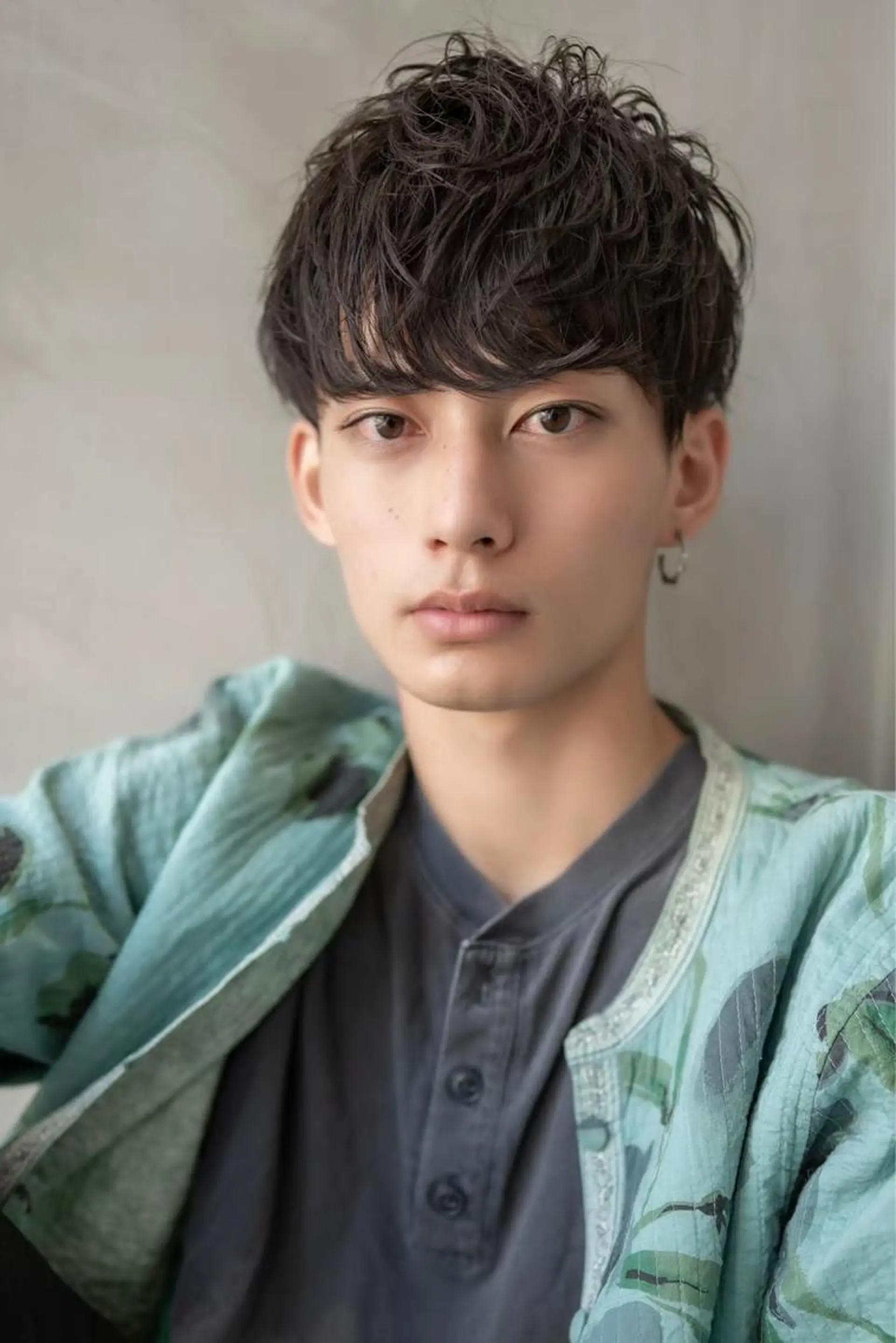 ミディアム パーマ メンズ カット パーマ 💈圧倒的メンズ特化 DAITO💈のヘアスタイル