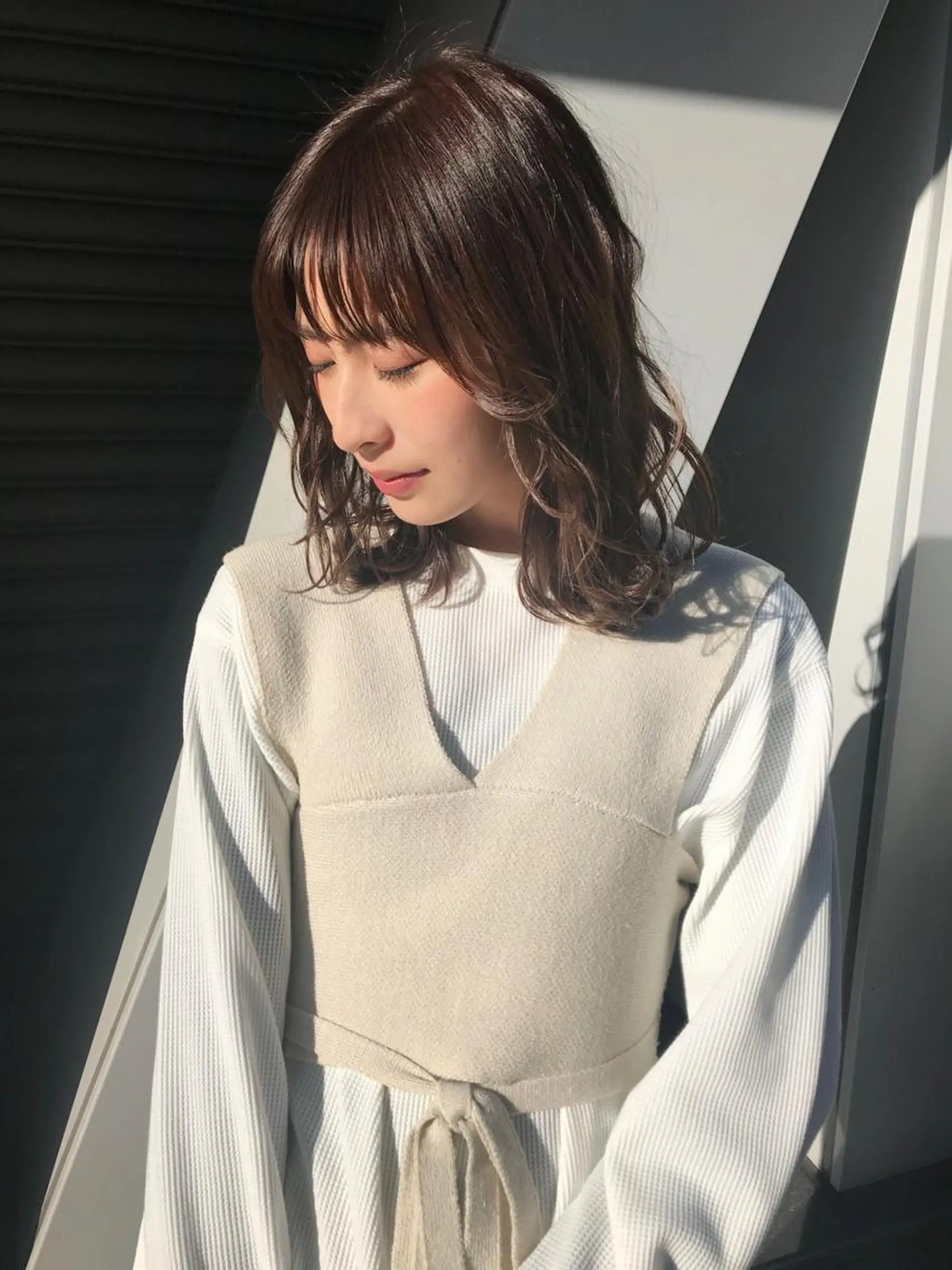 ミディアム 🌷小野田 睦🌷のヘアスタイル