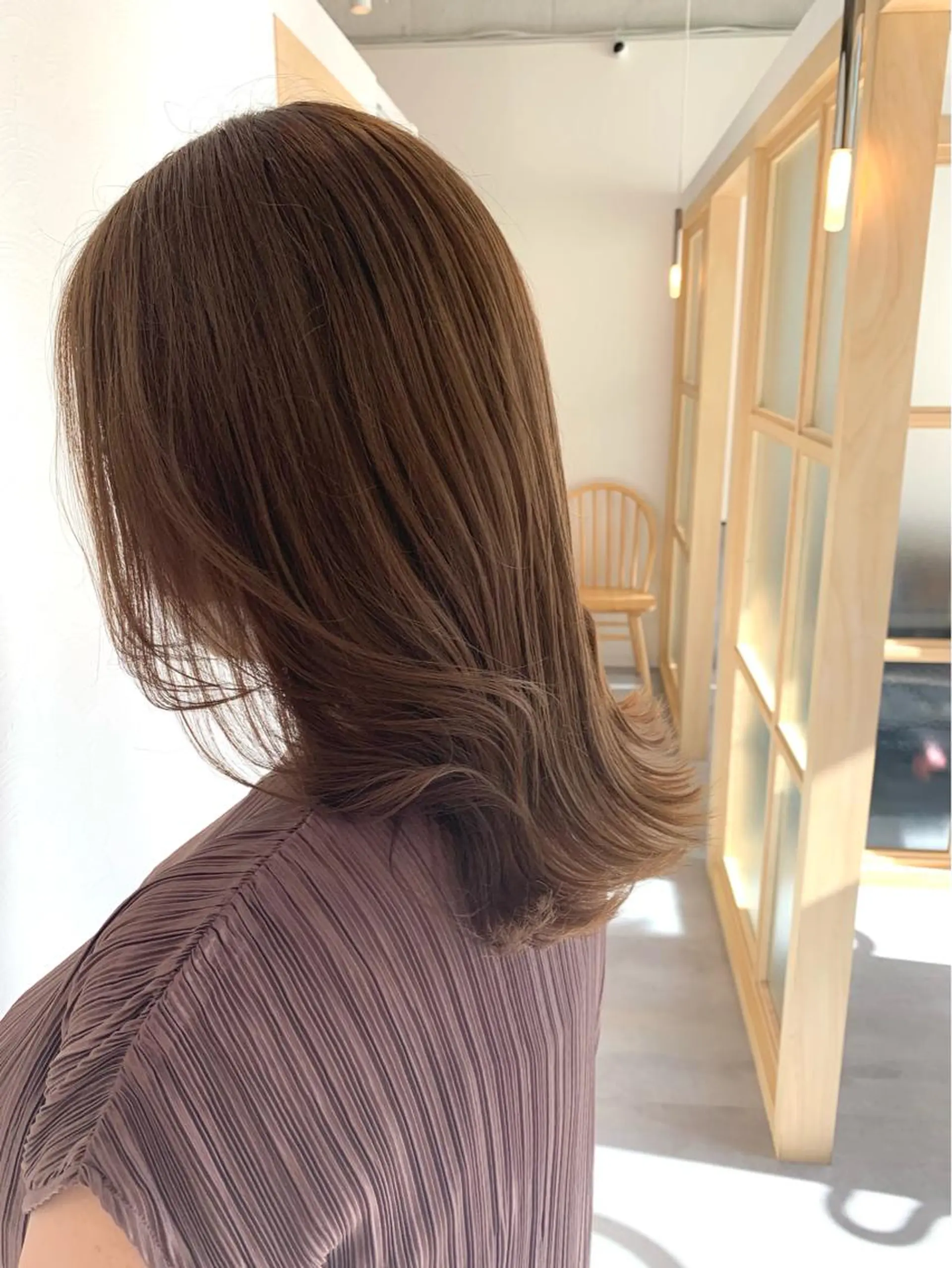 ミディアム カット 寺山 雄哉のヘアスタイル