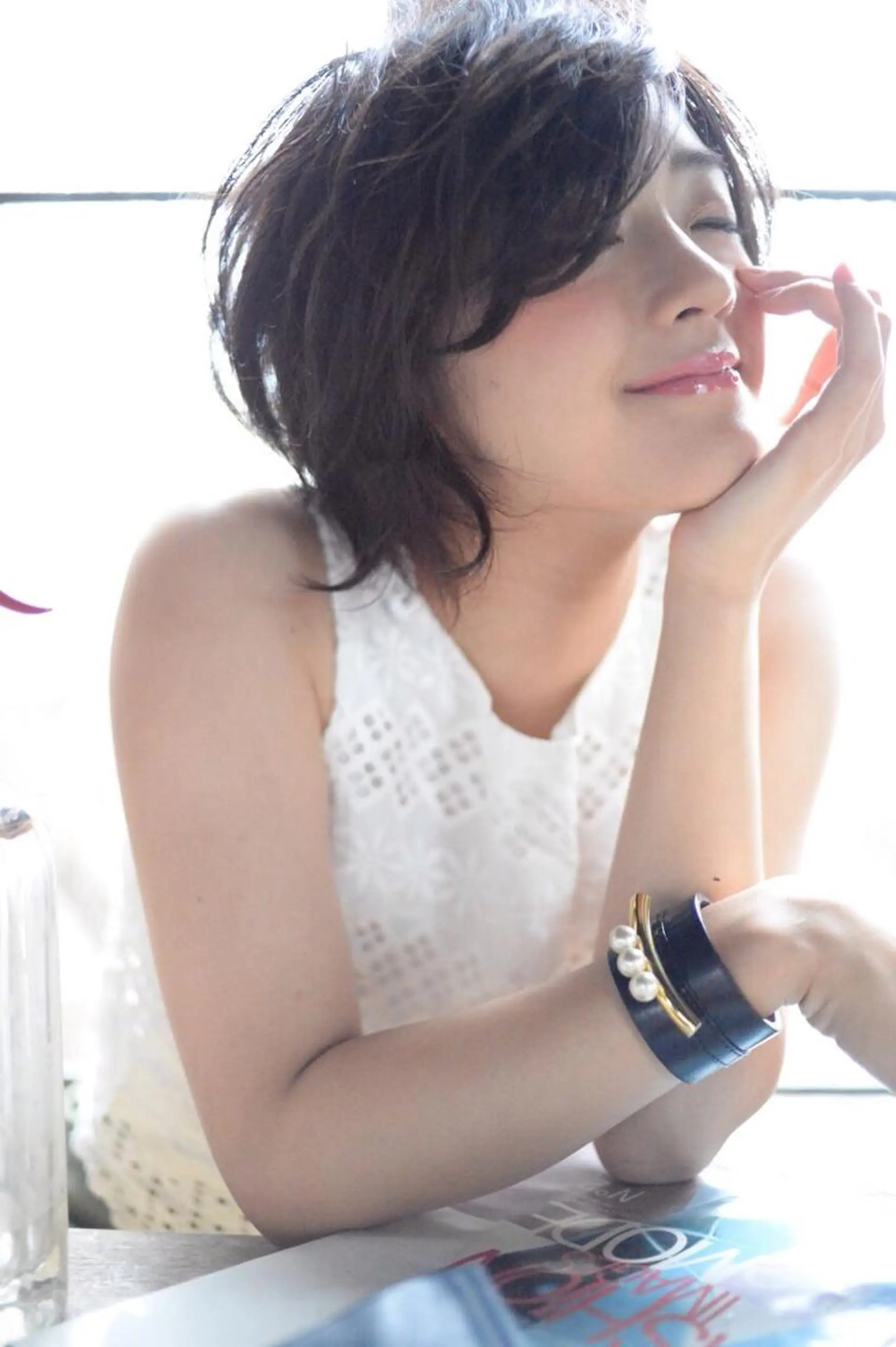 ショート メンズハイトーン メンズバレイヤージュのヘアスタイル