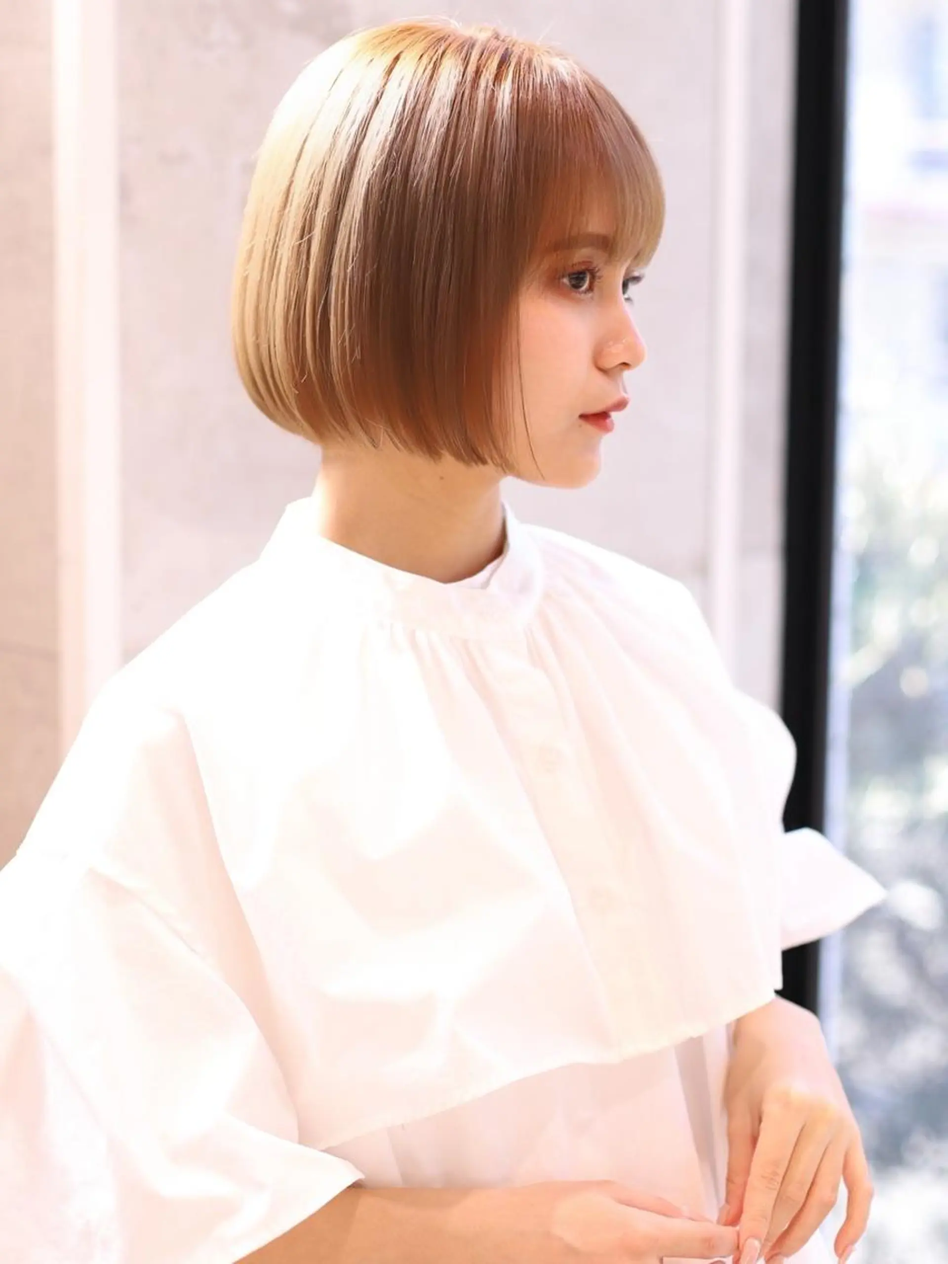 ショート 韓国🇰🇷透明感 ERIのヘアスタイル