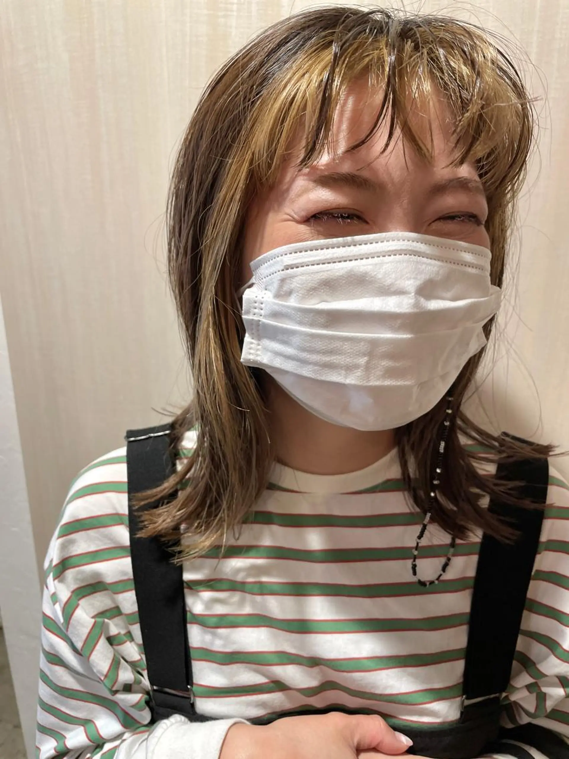 セミロング カット ヘアカラー トリートメント さの あやねのヘアスタイル