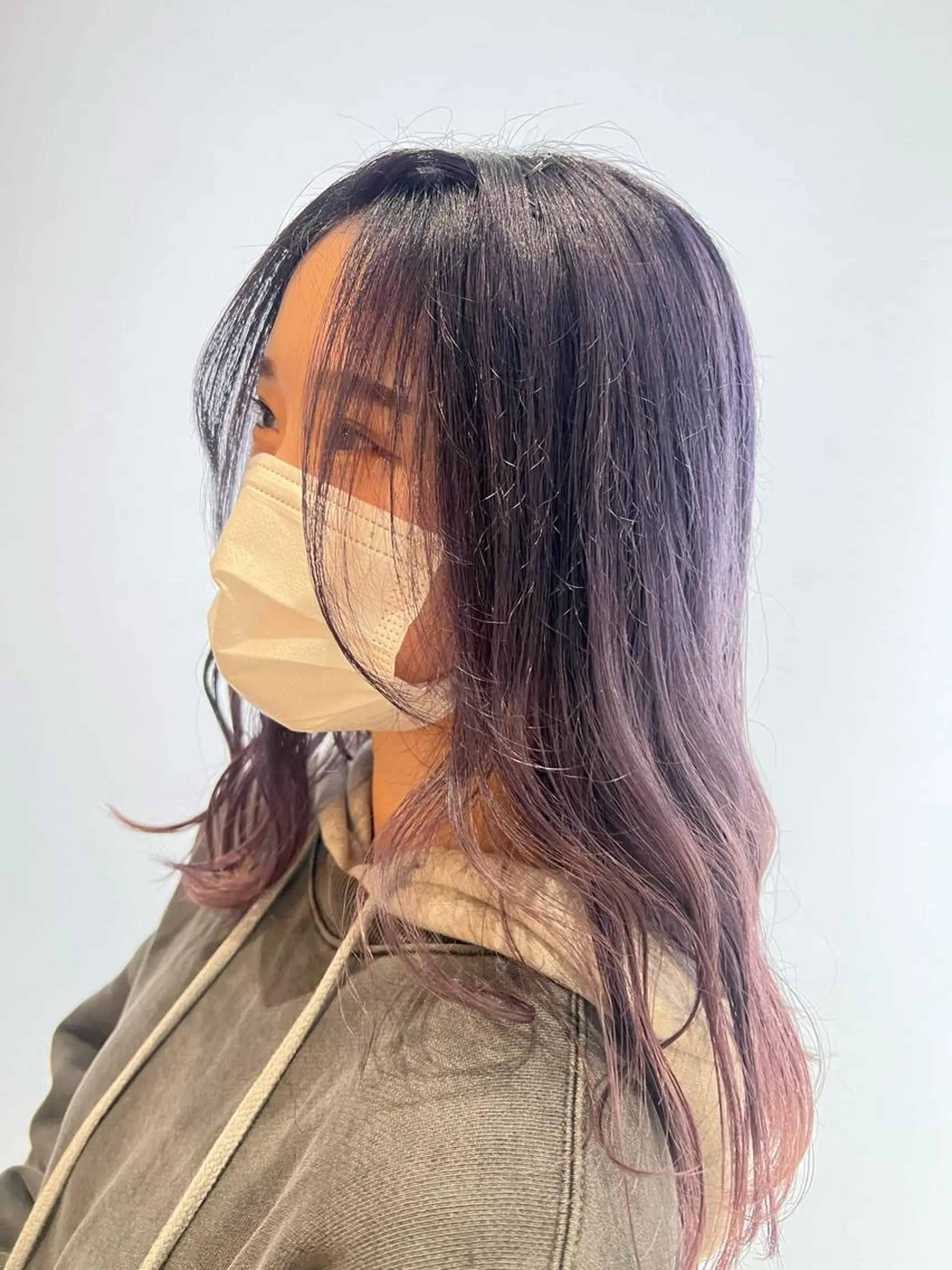 ロング カラー ヘアアレンジ ヘアカラー APREKO SAYAKAのヘアスタイル