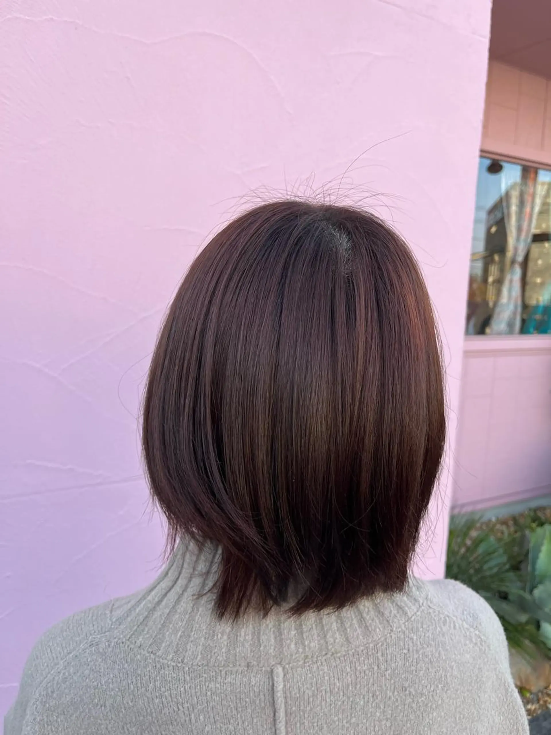 カラー ブラウンカラー ピンクカラー ♡ナナコ♡ レイヤー/艶髪のヘアスタイル