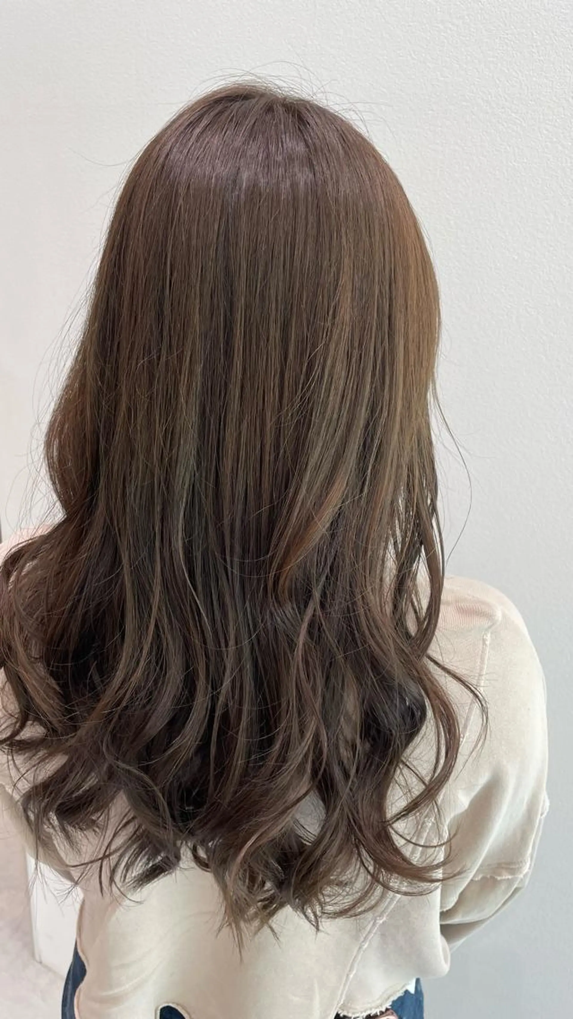 ロング カラー パーマモデル募集🌈 森脇帆南のヘアスタイル