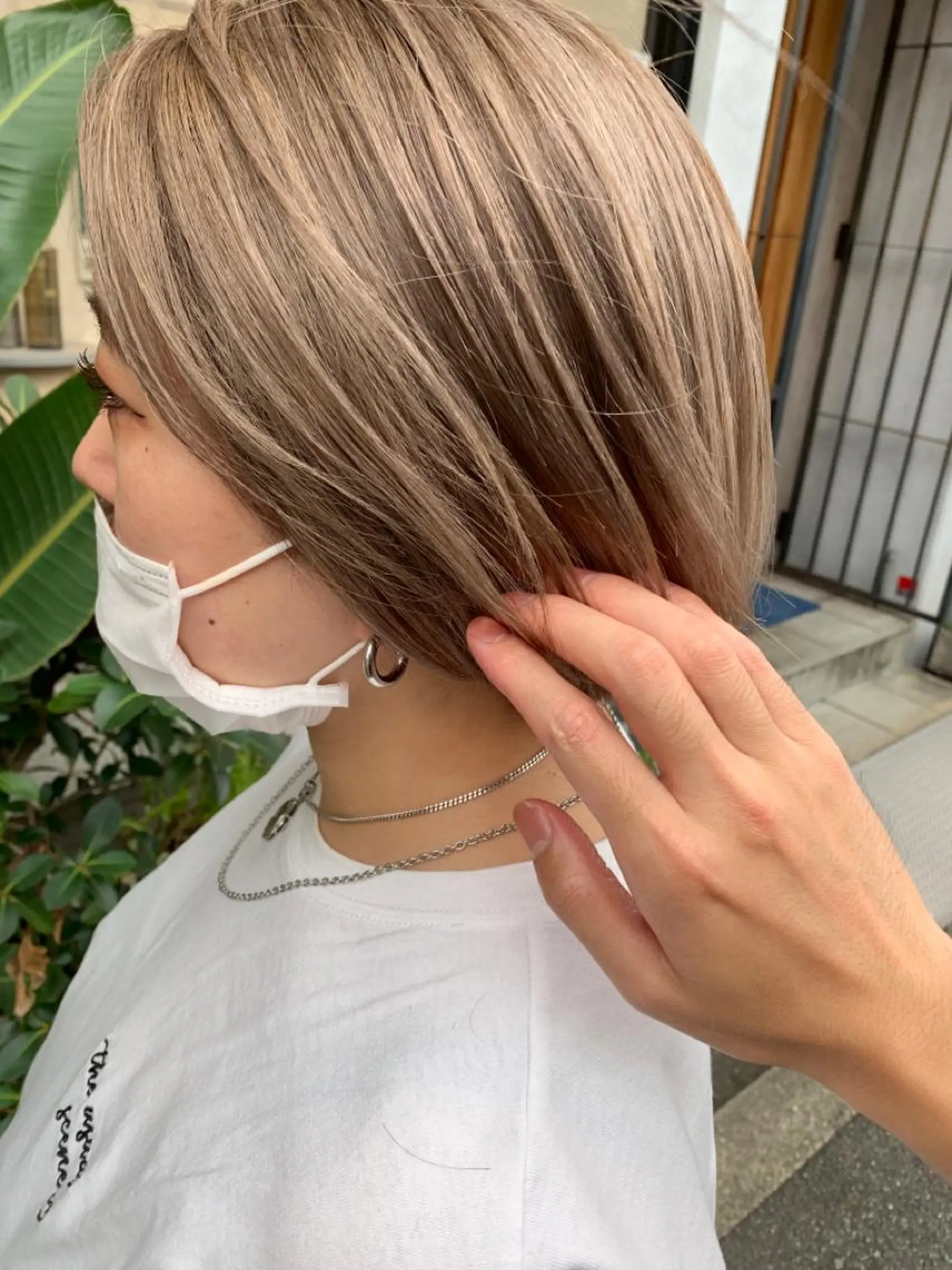 ショート 艶髪color💎髪 質改善ストレート大吉のヘアスタイル