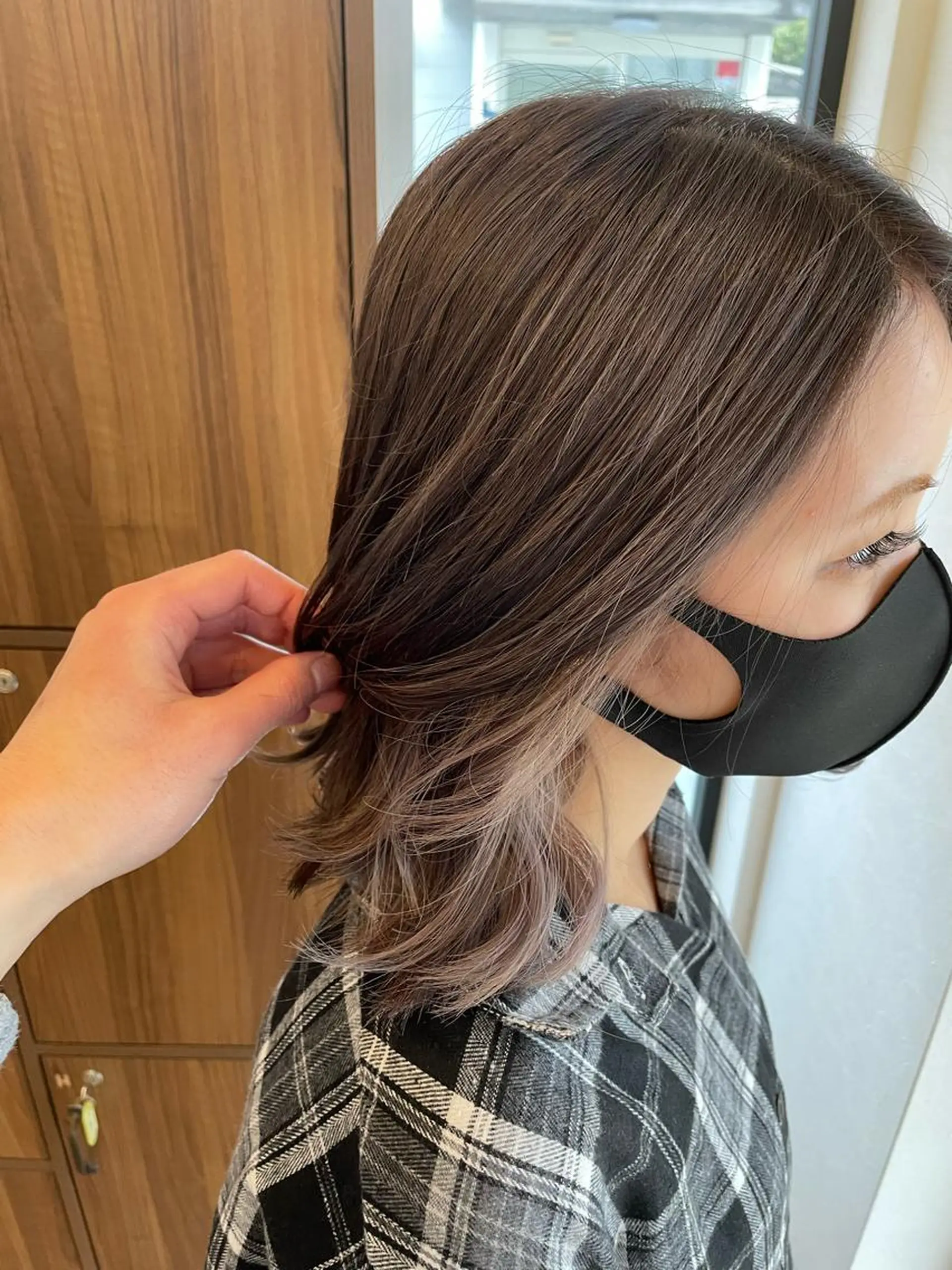 ミディアム カラー ヘアアレンジ インナーカラー 🎗秋山勇/ GEAR.代表のヘアスタイル